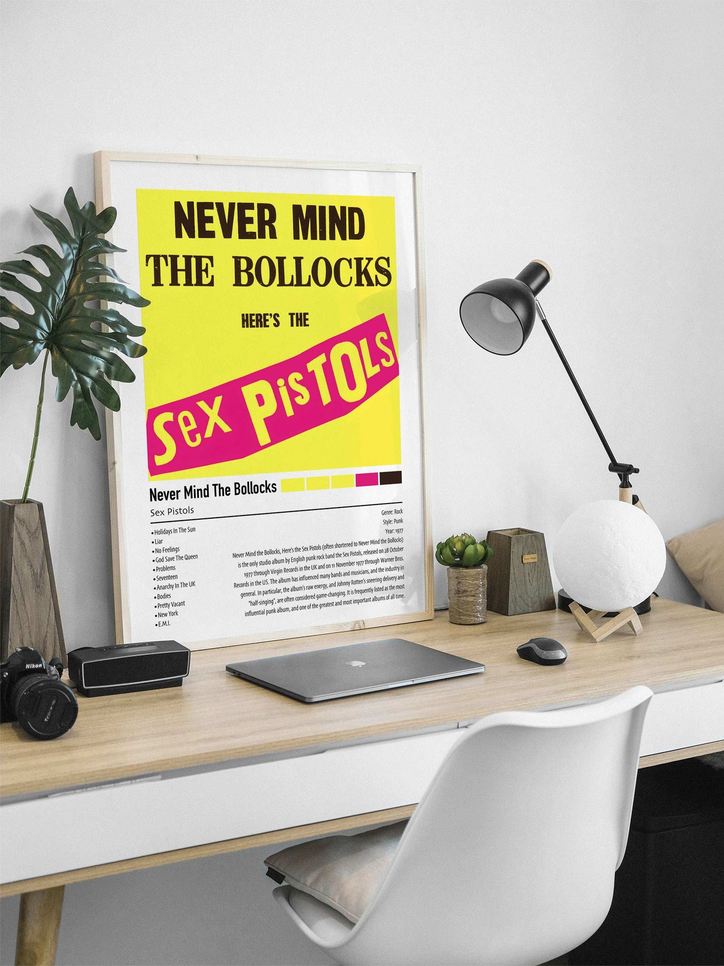 Sex Pistols | Never Mind The Bollocks | Custom Album Cover Poster Print