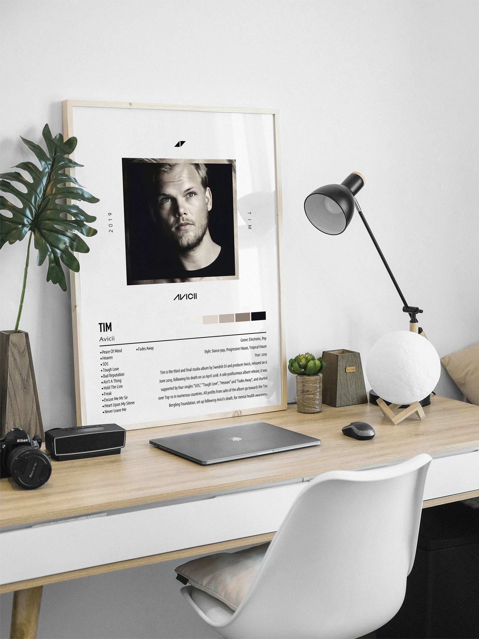 Avicii | TIM | Custom Album Cover Poster Print