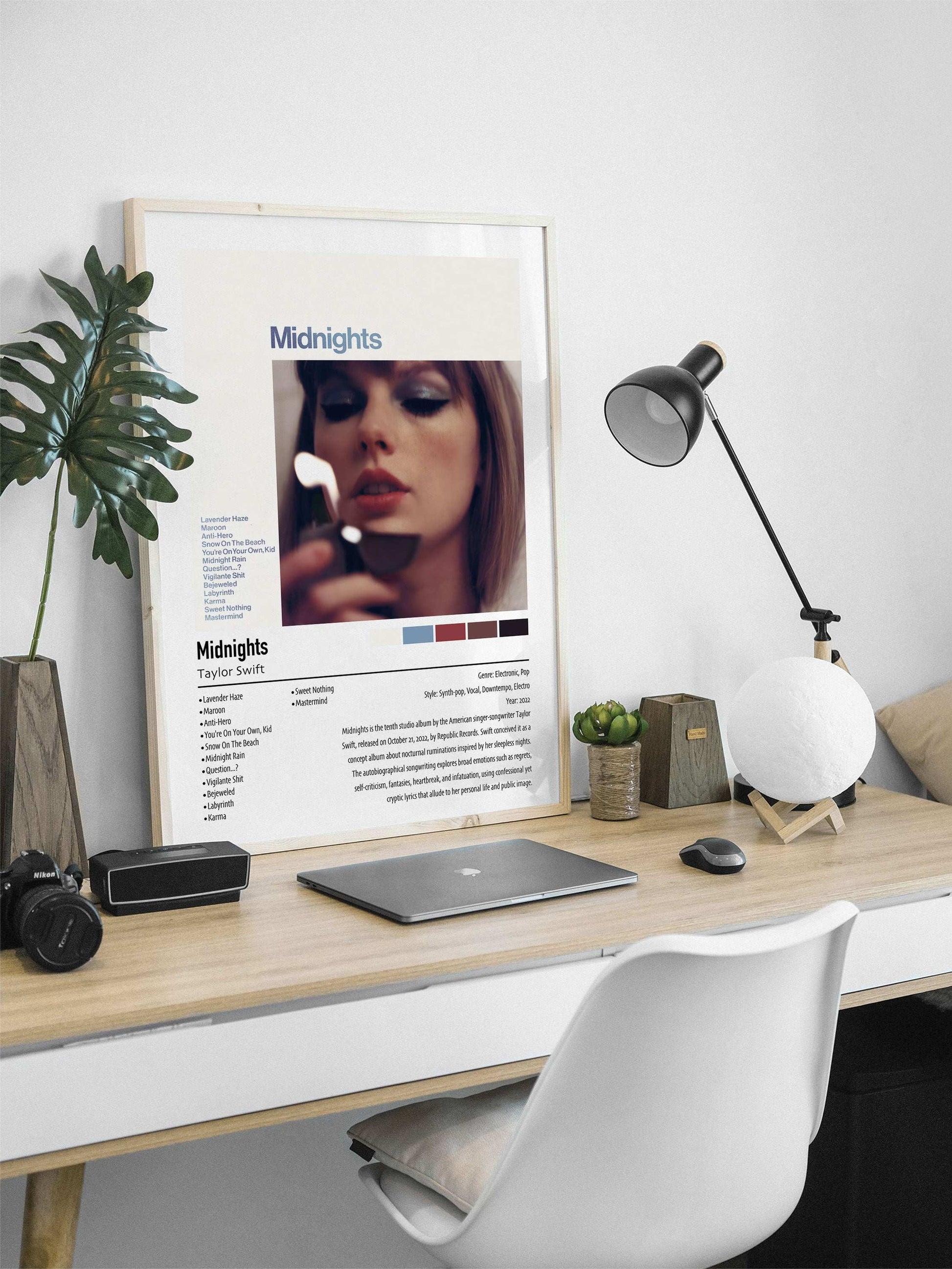 Taylor Swift | Midnights | Custom Album Cover Poster Print