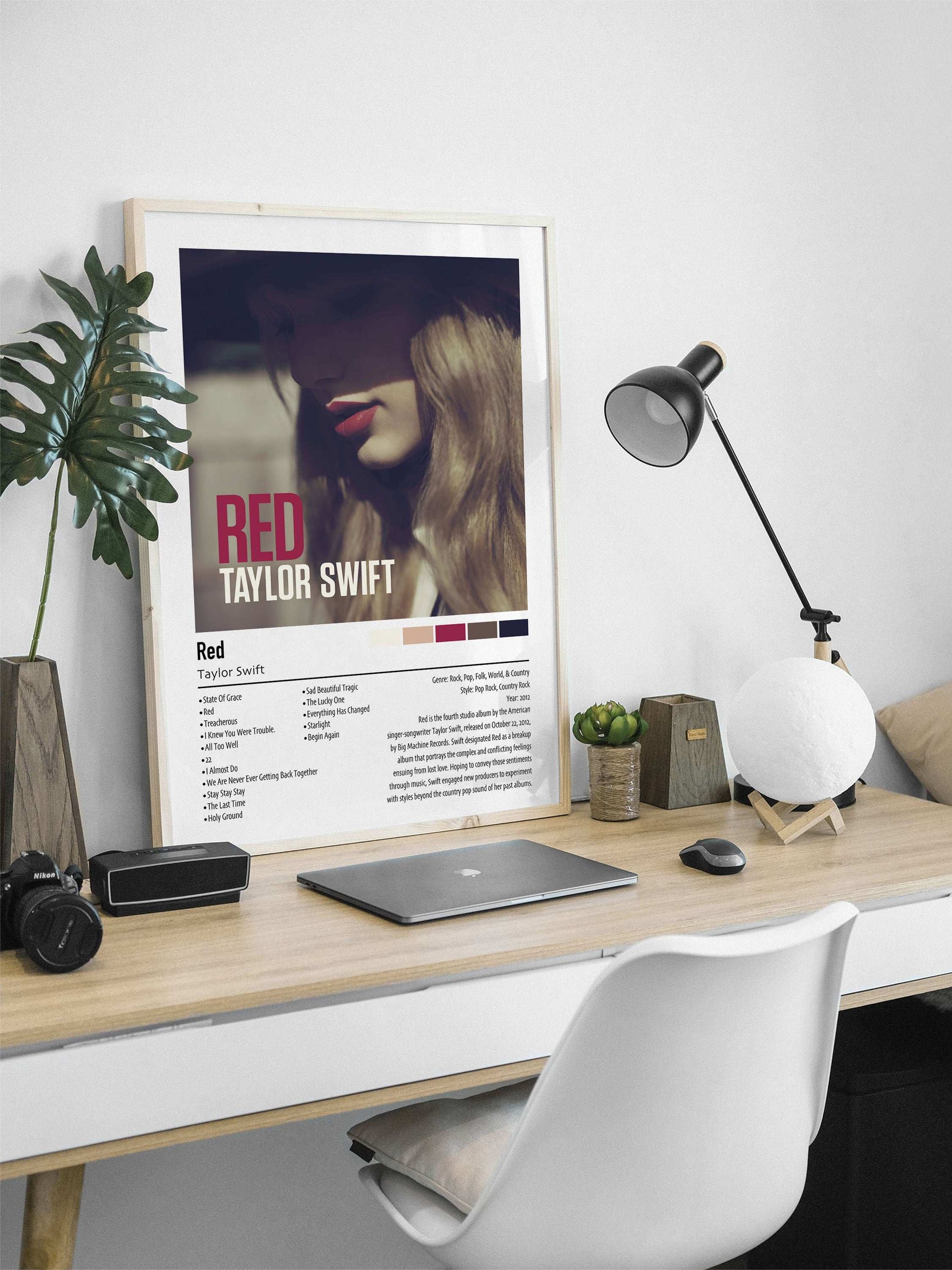 Taylor Swift | Red | Custom Album Cover Poster Print