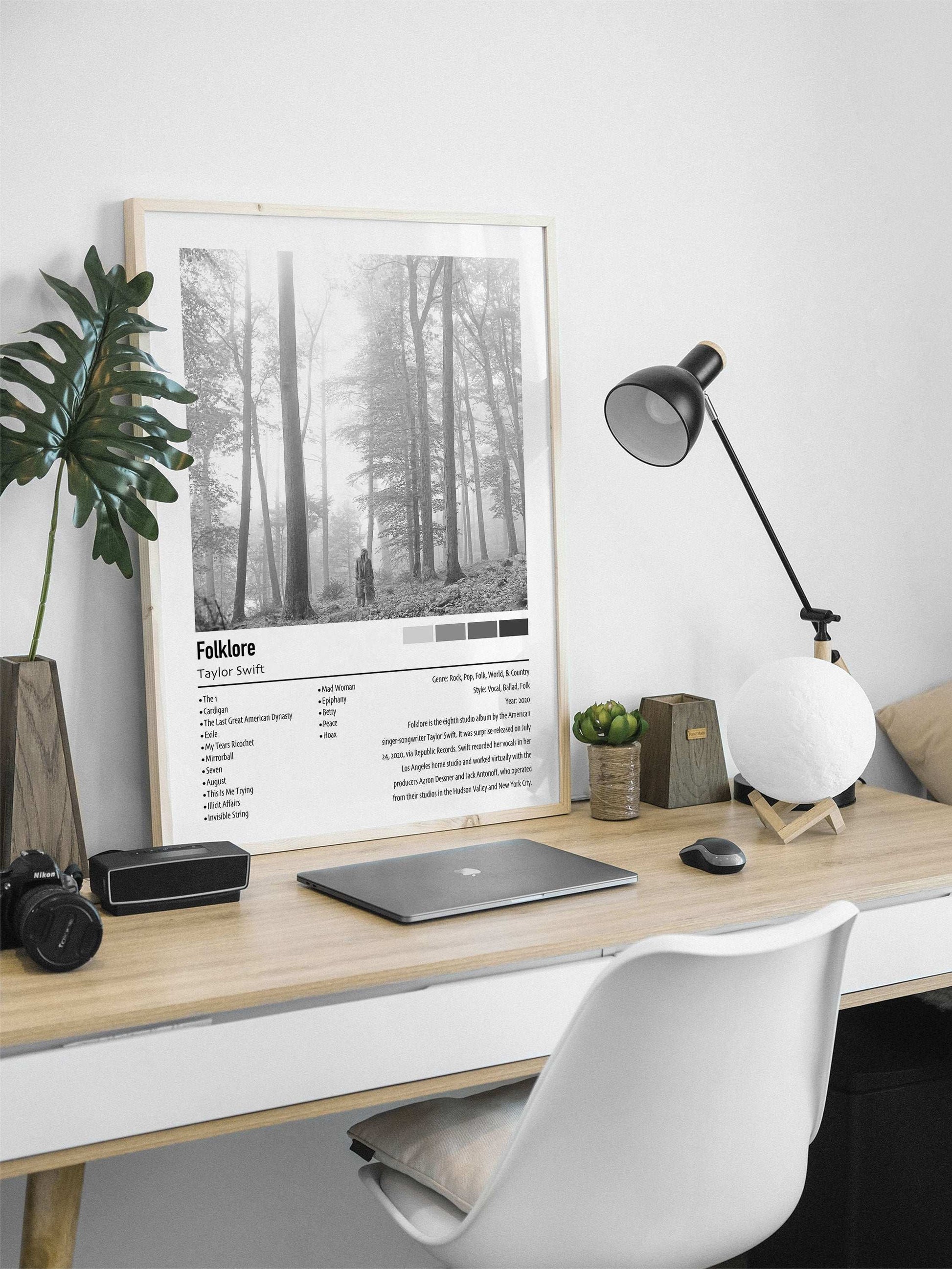 Taylor Swift | Folklore | Custom Album Cover Poster Print