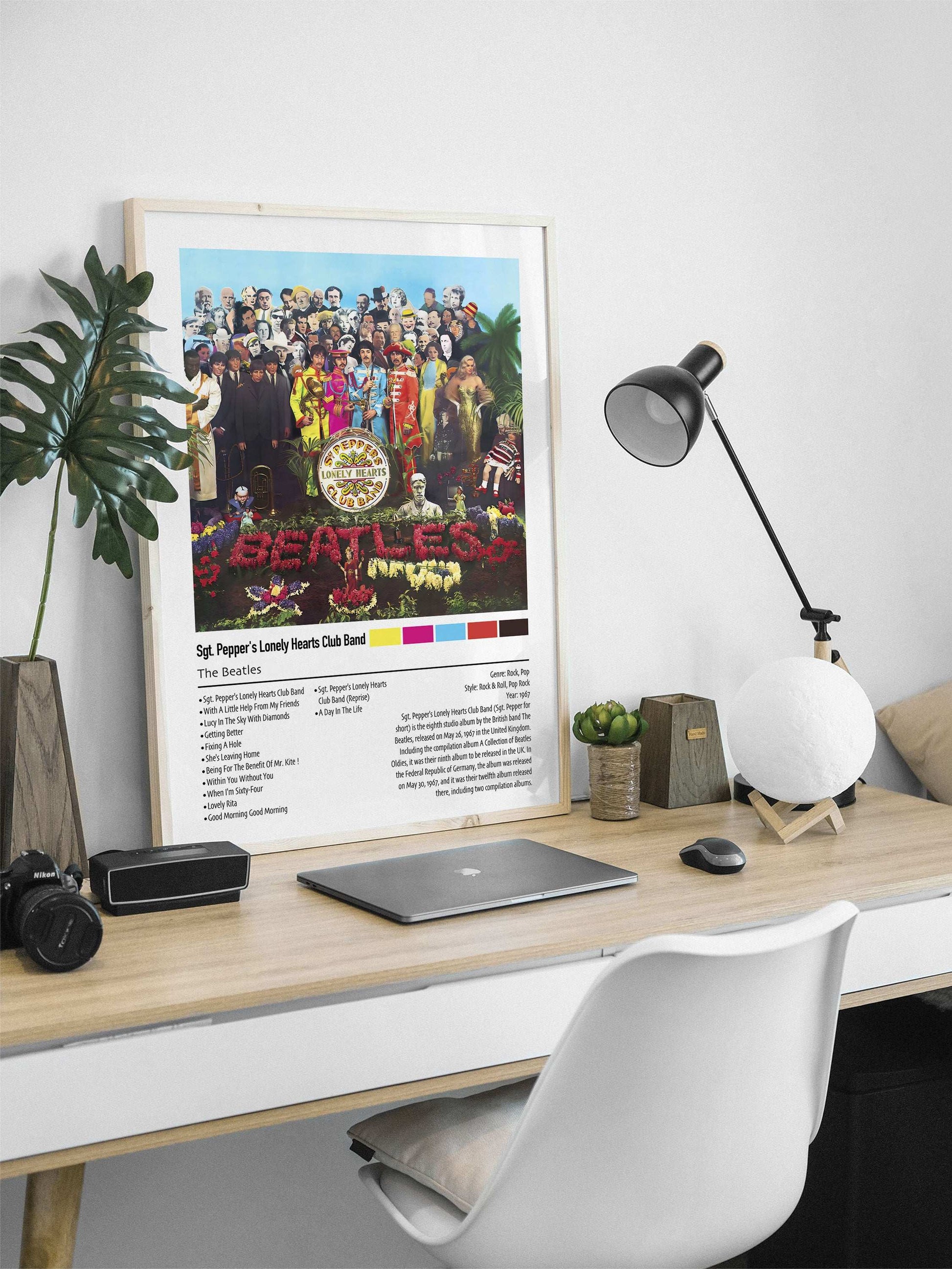 The Beatles | Sgt. Pepper's Lonely Hearts Club Band | Custom Album Cover Poster Print