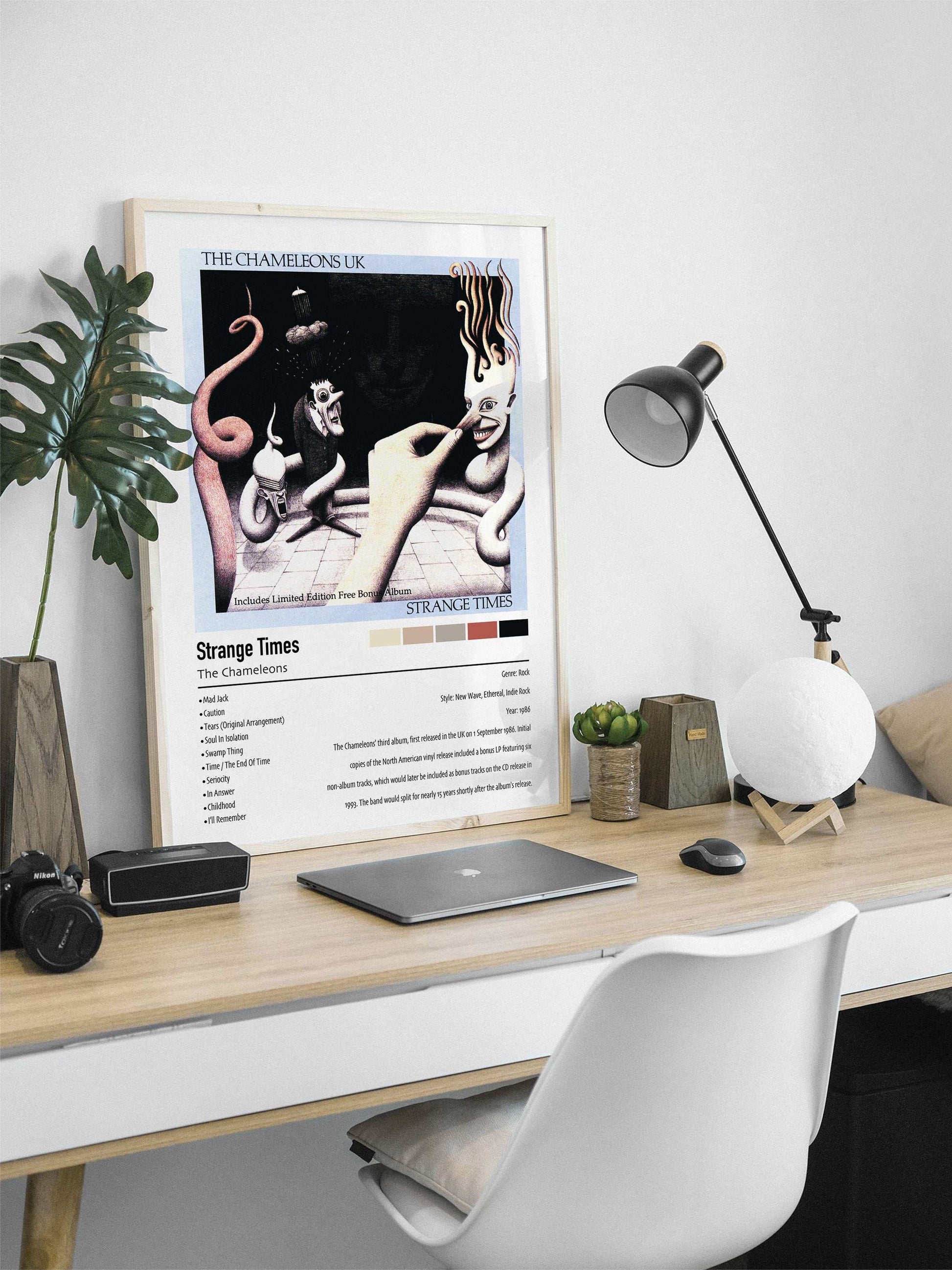 The Chameleons | Strange Times | Custom Album Cover Poster Print