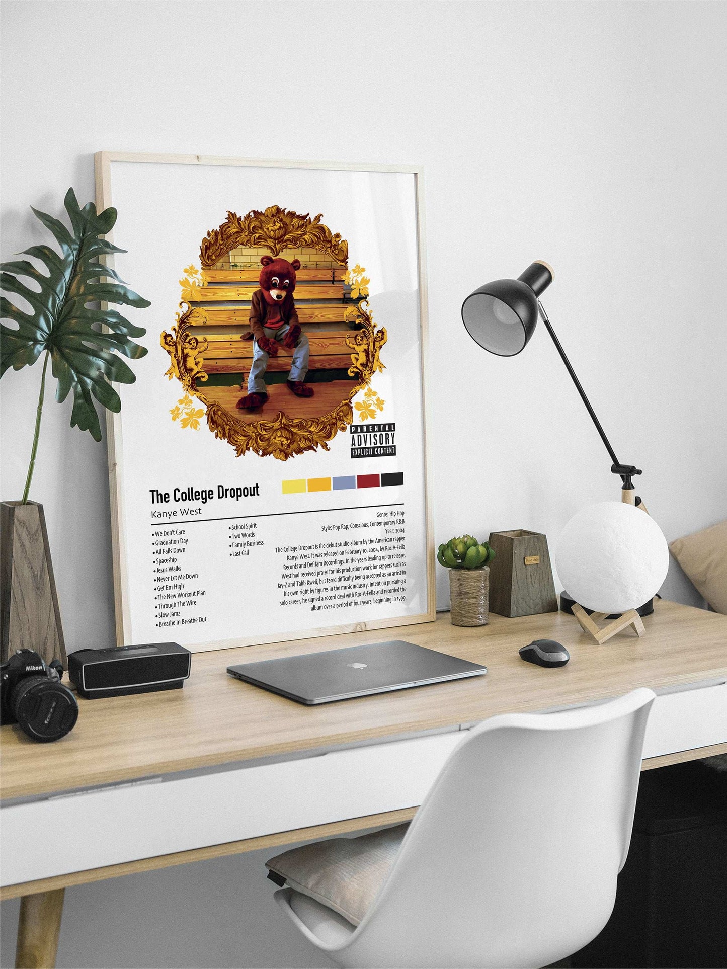 Kanye West | The College Dropout | Custom Album Cover Poster Print