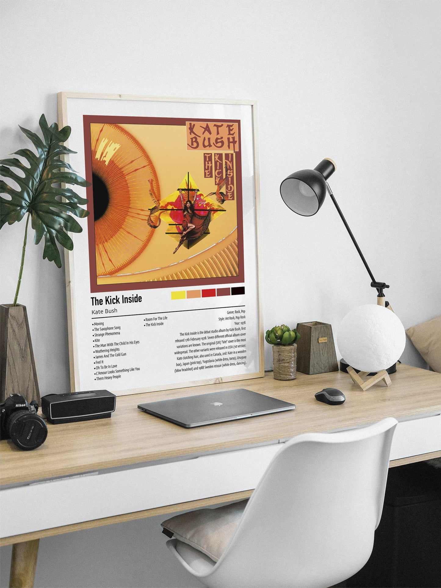 Kate Bush | The Kick Inside | Custom Album Cover Poster Print