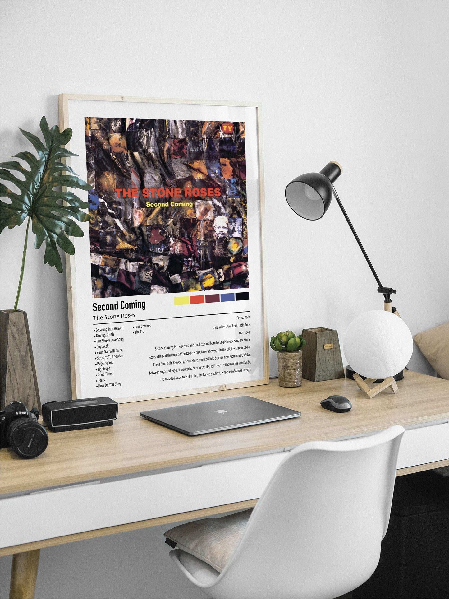 The Stone Roses | Second Coming | Custom Album Cover Poster Print