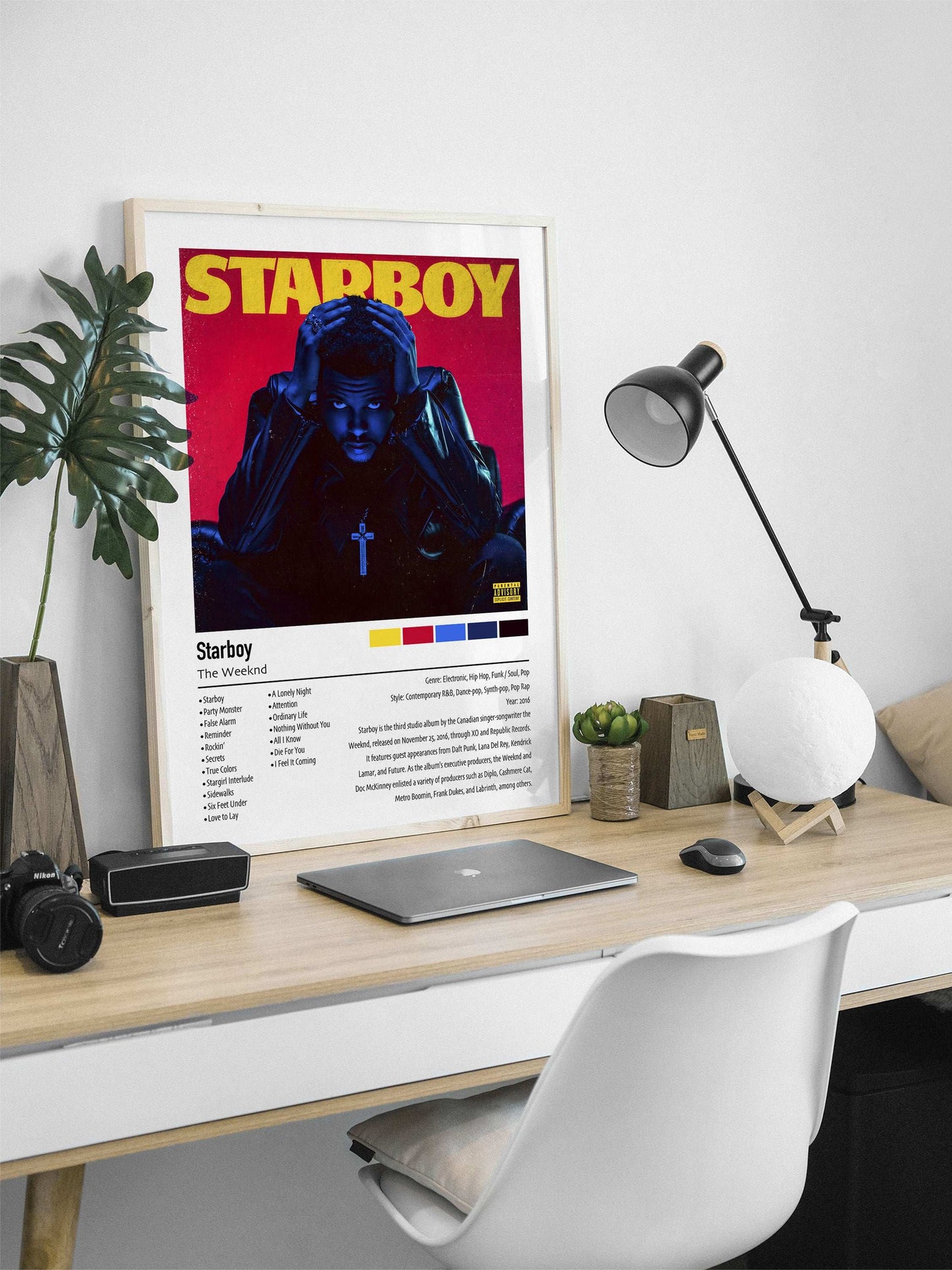 The Weeknd | Starboy | Custom Album Cover Poster Print