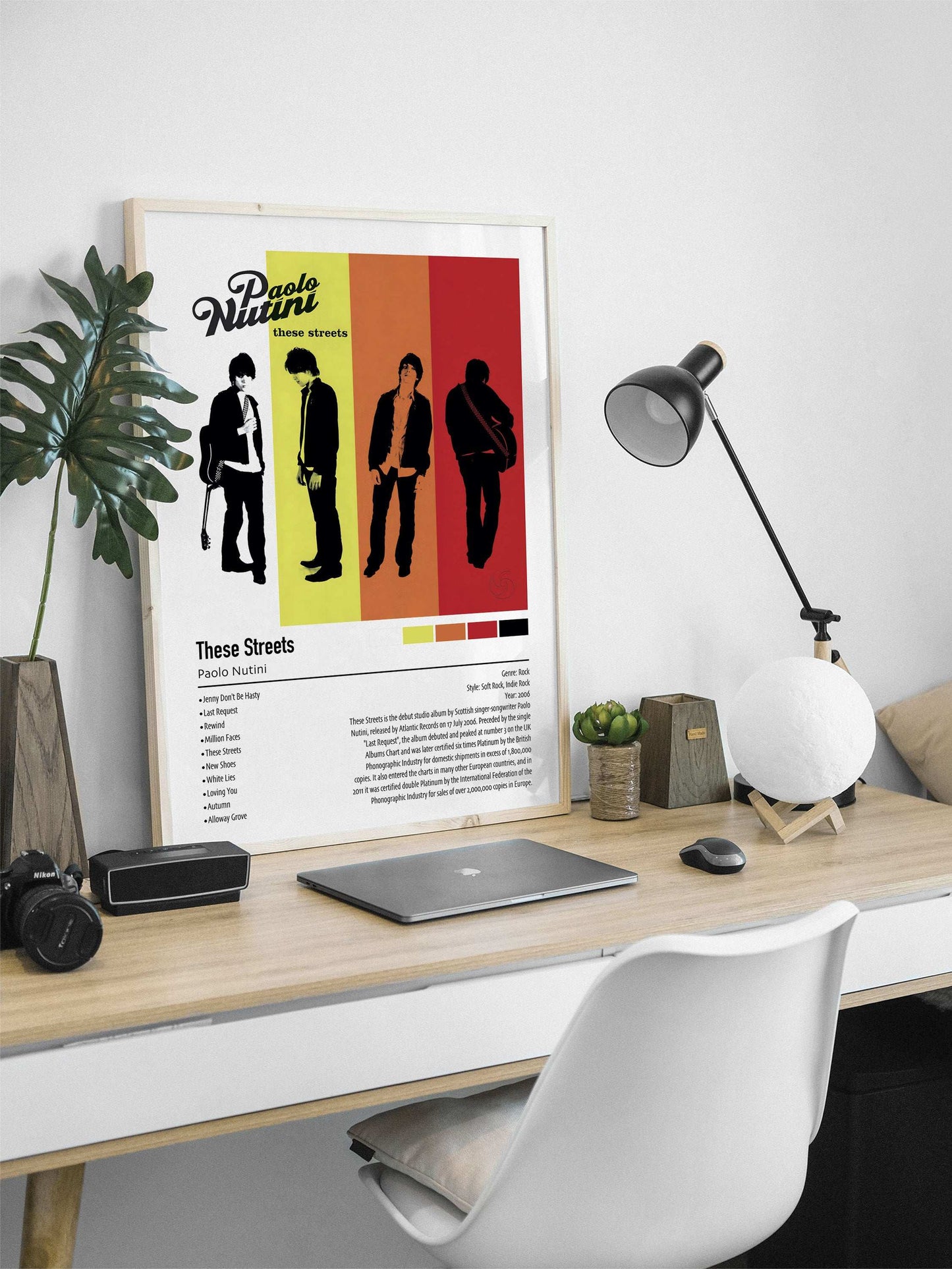 Paolo Nutini | These Streets | Custom Album Cover Poster Print