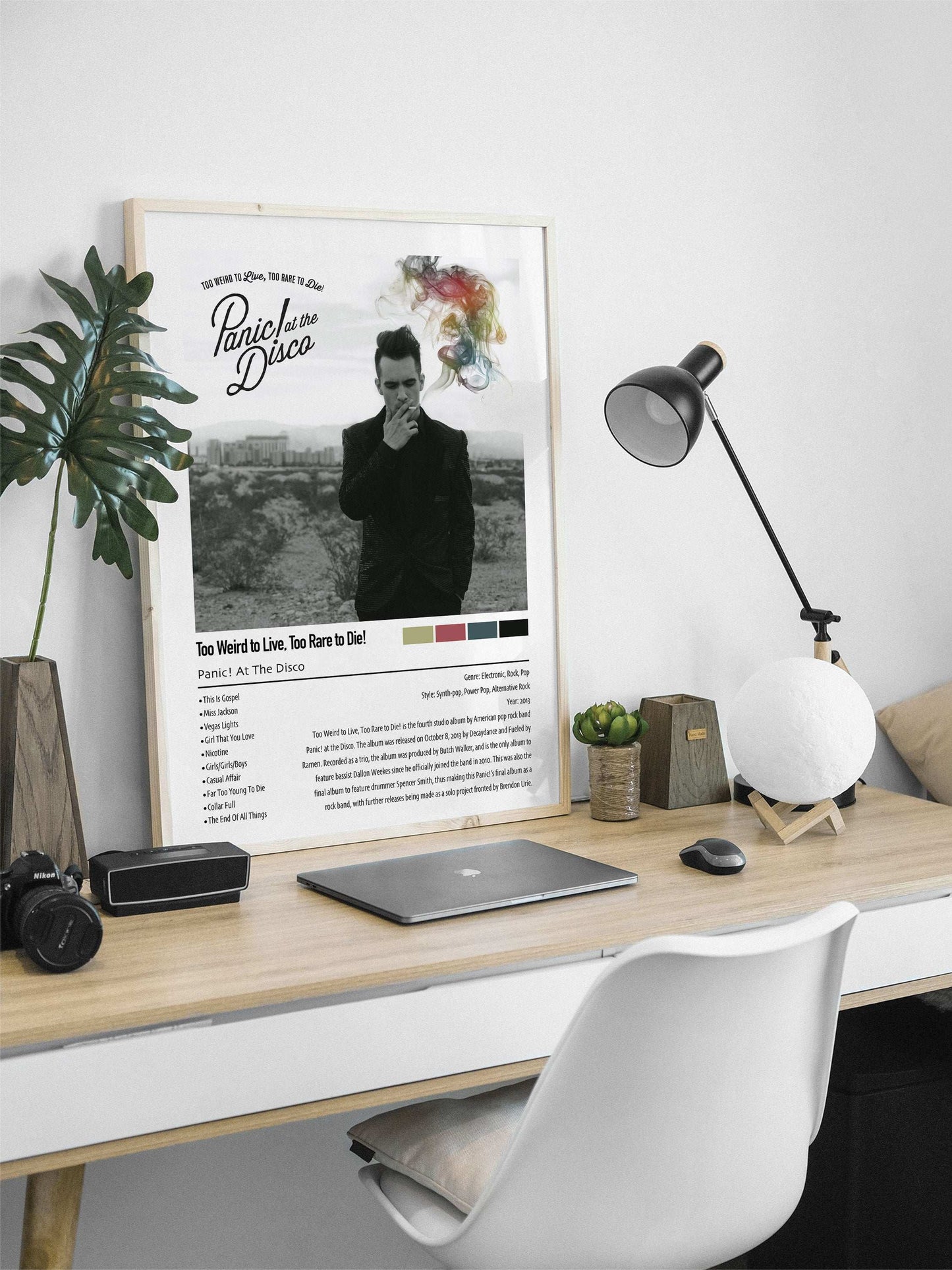 Panic! At The Disco | Too Weird to Live, Too Rare to Die! | Custom Album Cover Poster Print