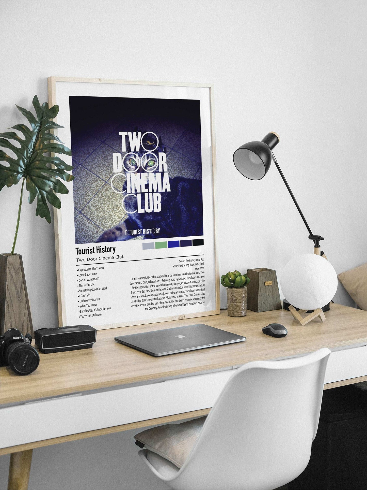 Two Door Cinema Club | Tourist History | Custom Album Cover Poster Print