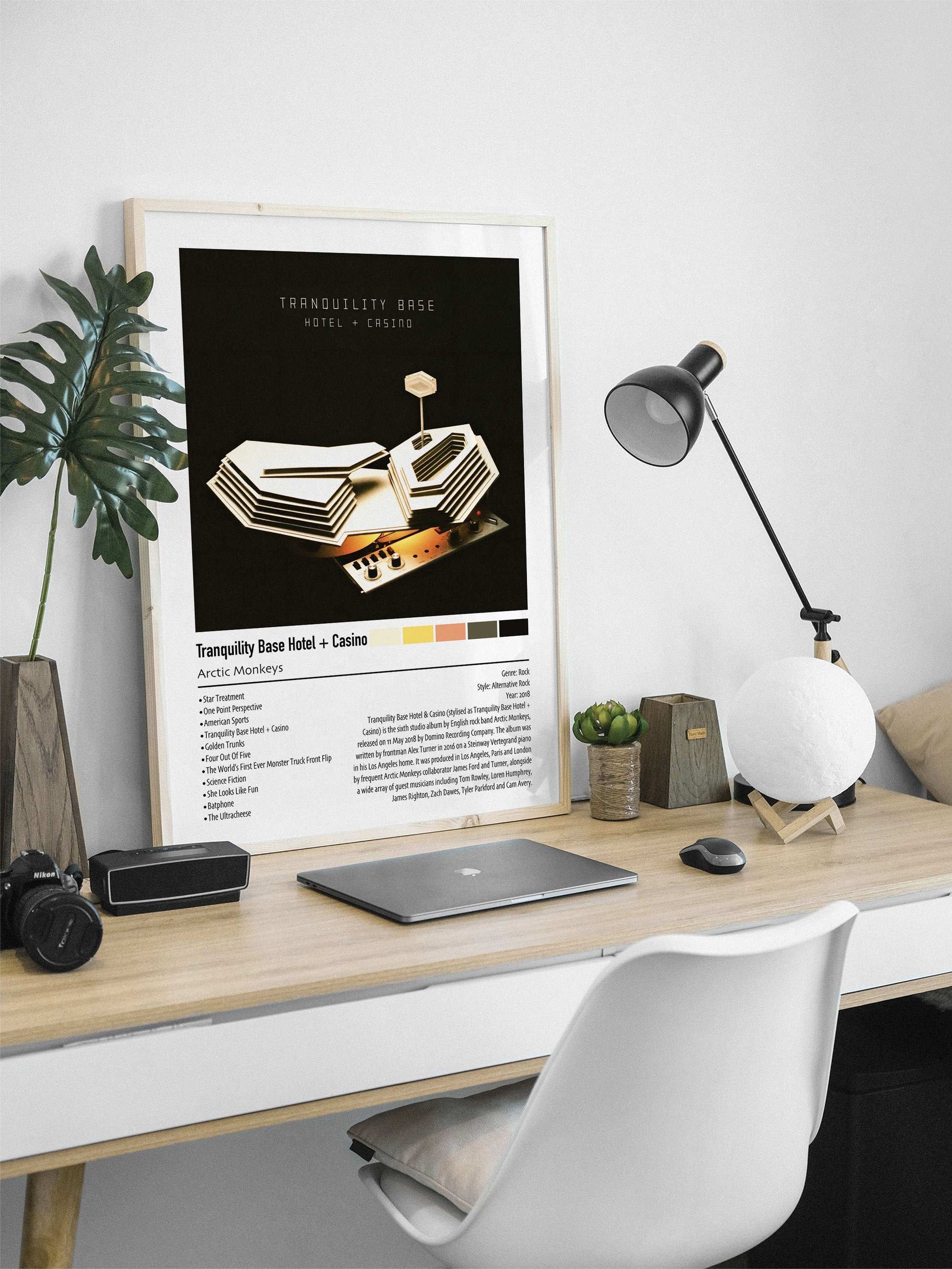 Arctic Monkeys | Tranquility Base Hotel + Casino | Custom Album Cover Poster Print