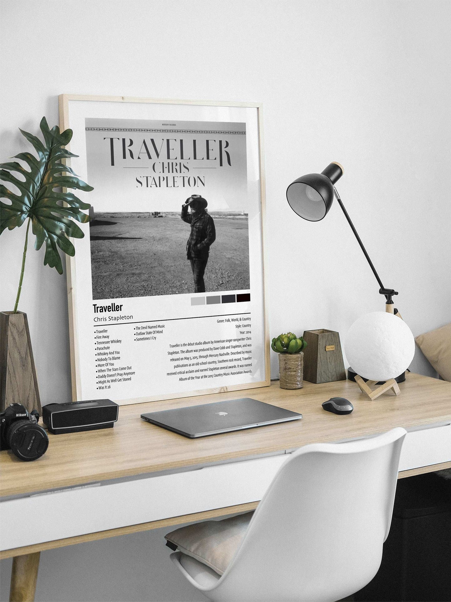 Chris Stapleton | Traveller | Custom Album Cover Poster Print