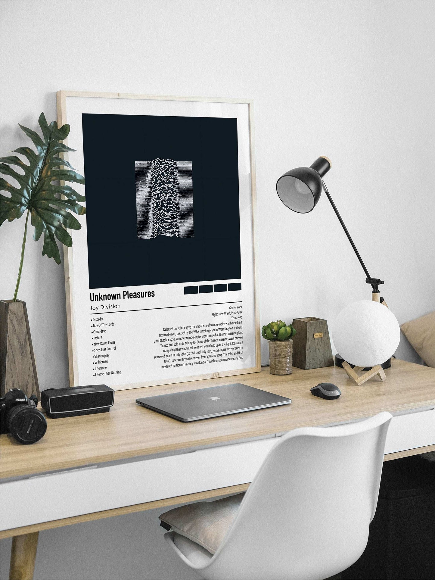 Joy Division | Unknown Pleasures | Custom Album Cover Poster Print