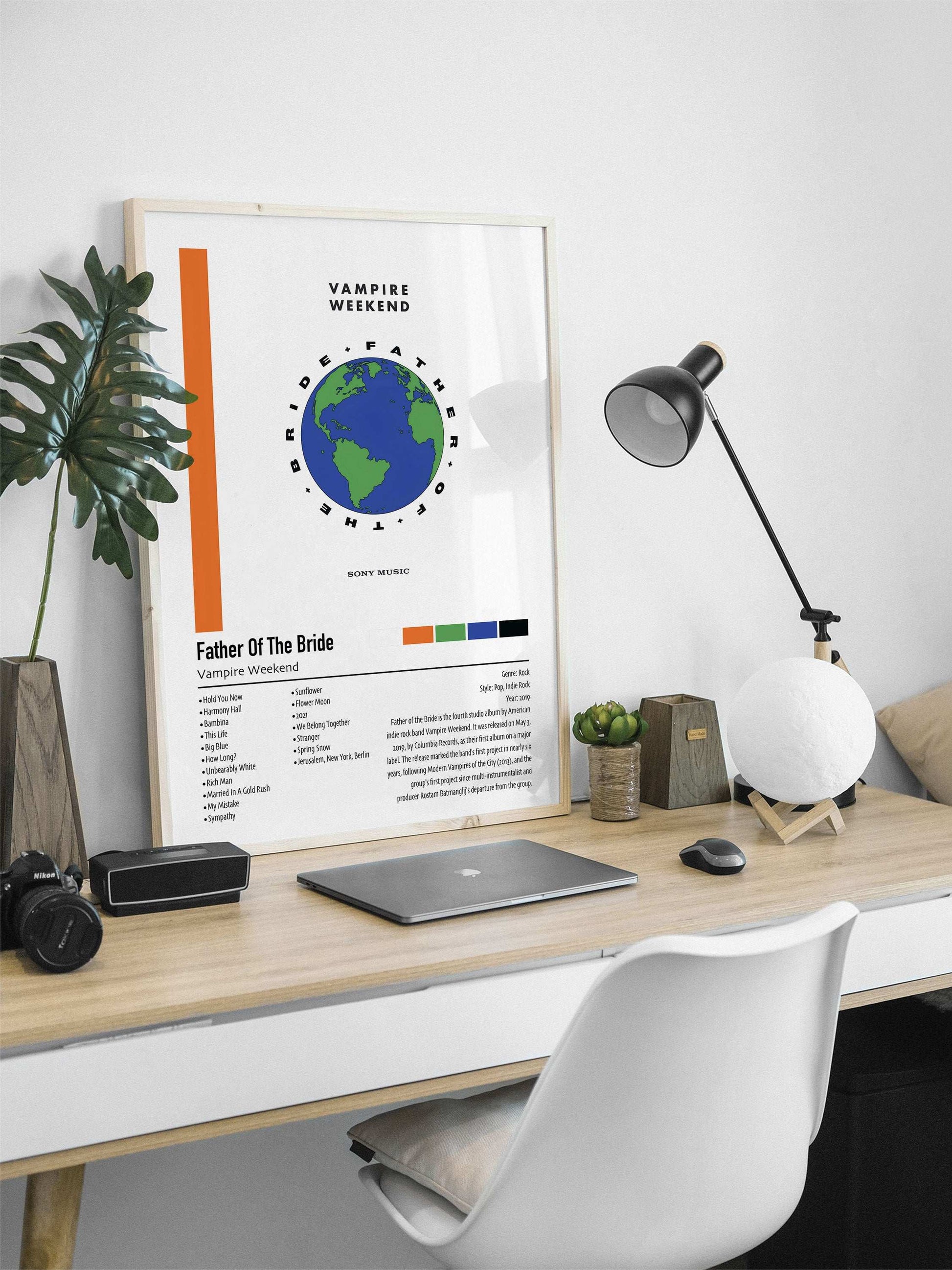 Vampire Weekend | Father Of The Bride | Custom Album Cover Poster Print