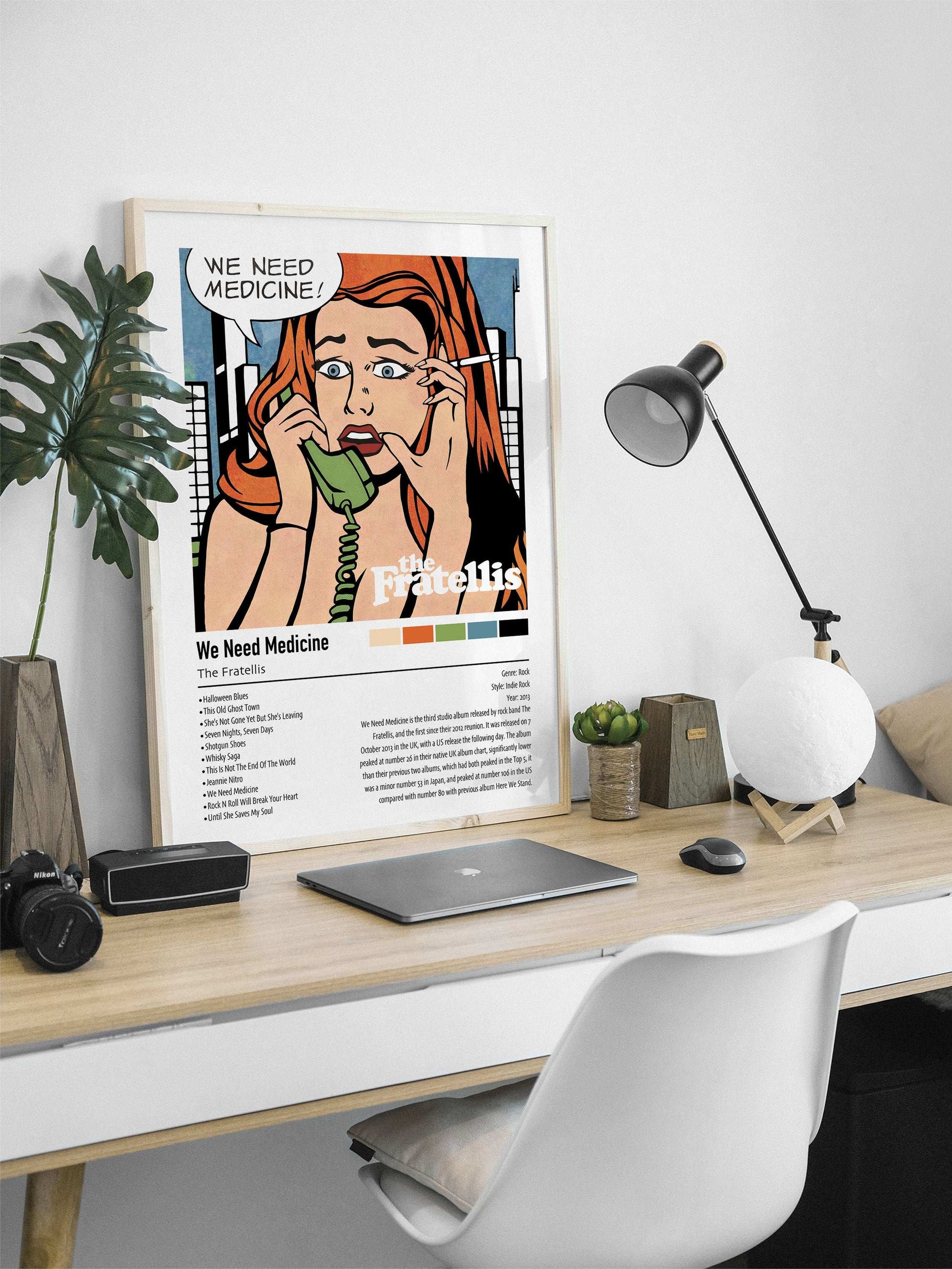 The Fratellis | We Need Medicine | Custom Album Cover Poster Print