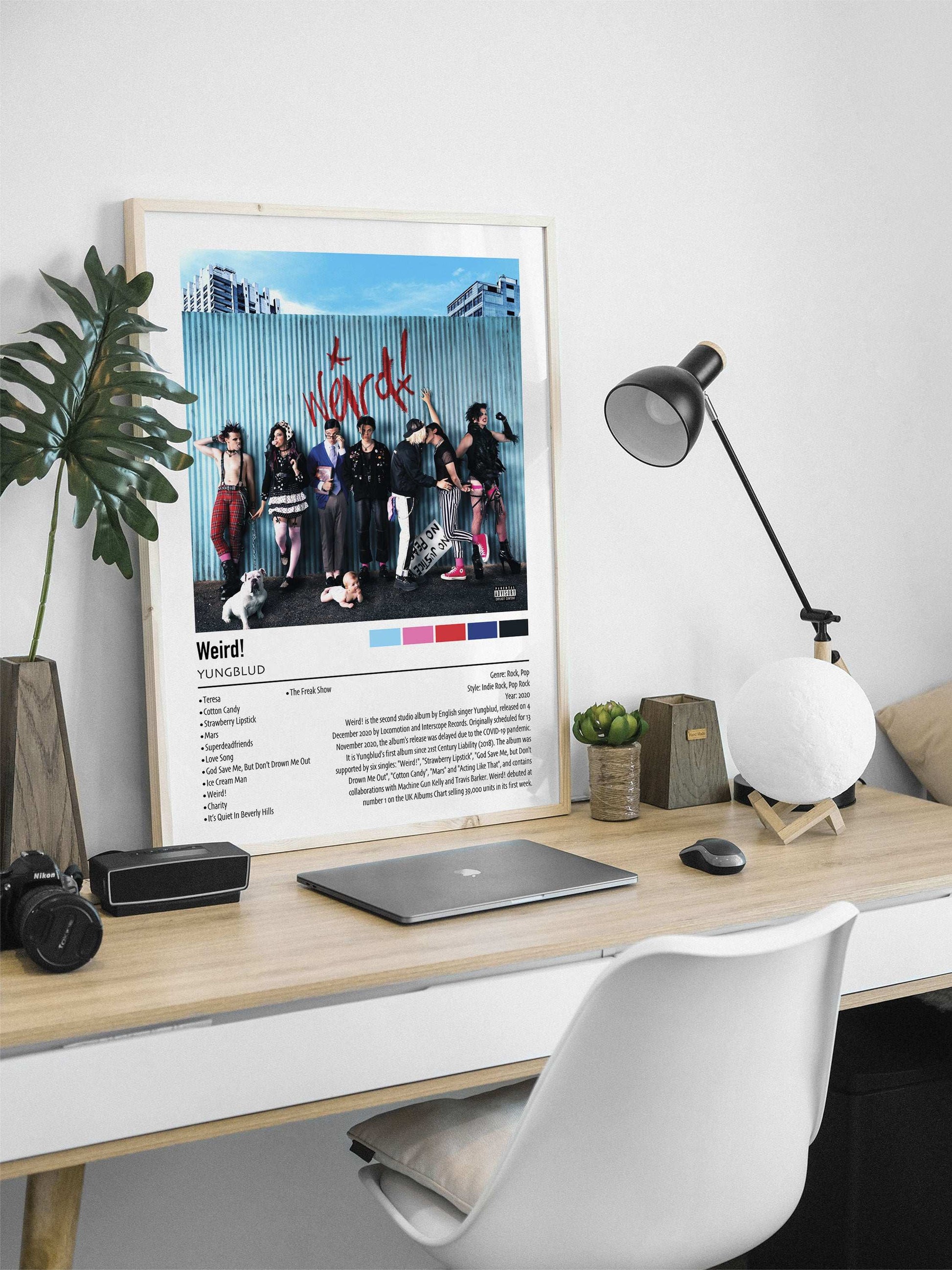 YUNGBLUD | Weird! | Custom Album Cover Poster Print