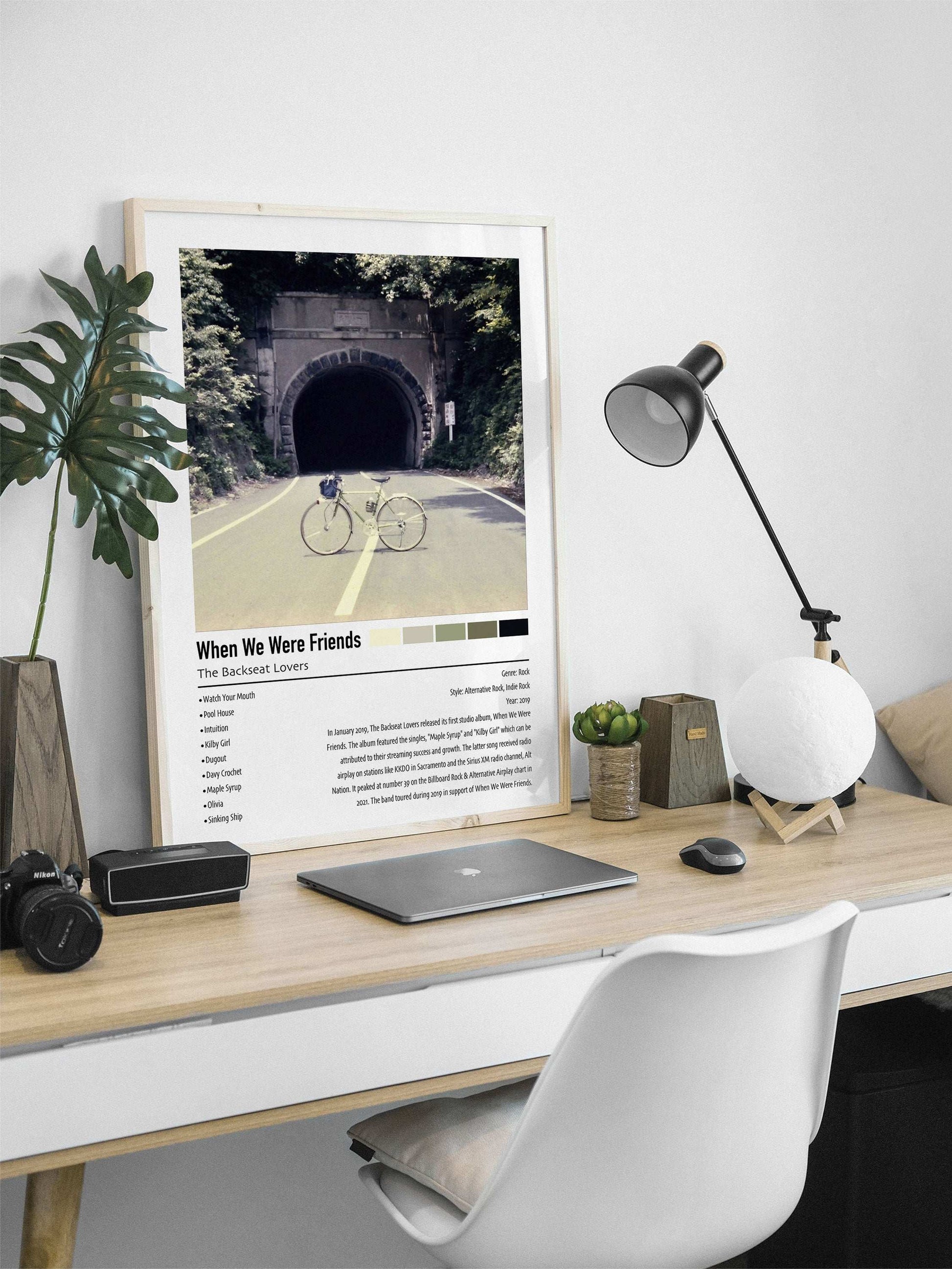 The Backseat Lovers | When We Were Friends | Custom Album Cover Poster Print