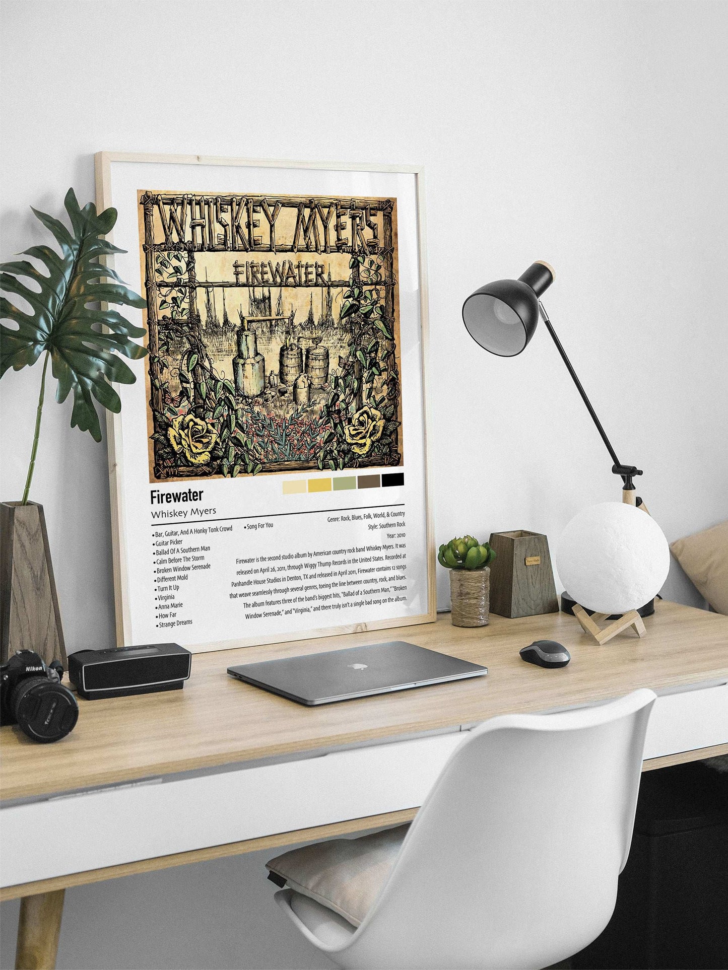 Whiskey Myers | Firewater | Custom Album Cover Poster Print