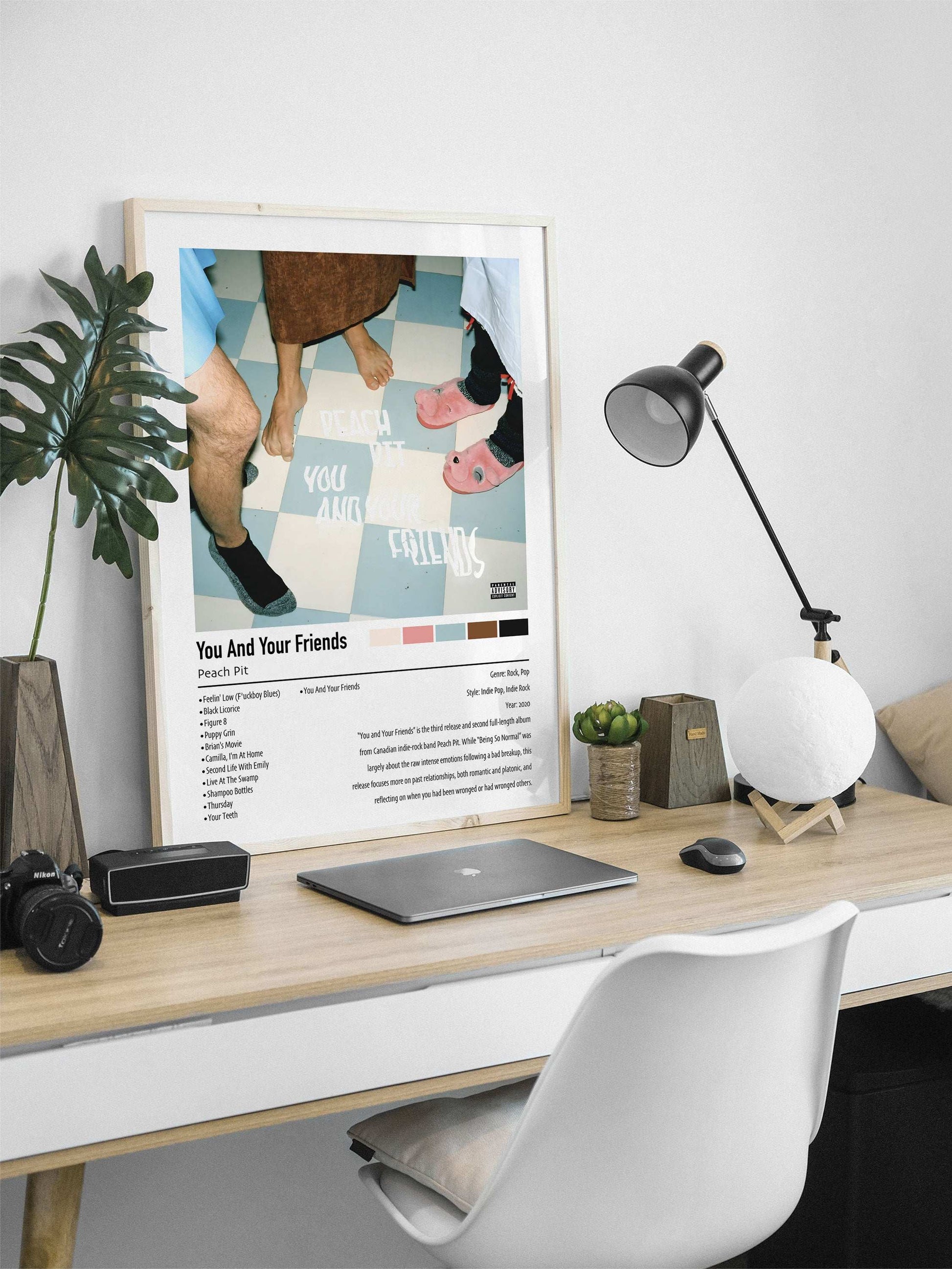 Peach Pit | You And Your Friends | Custom Album Cover Poster Print