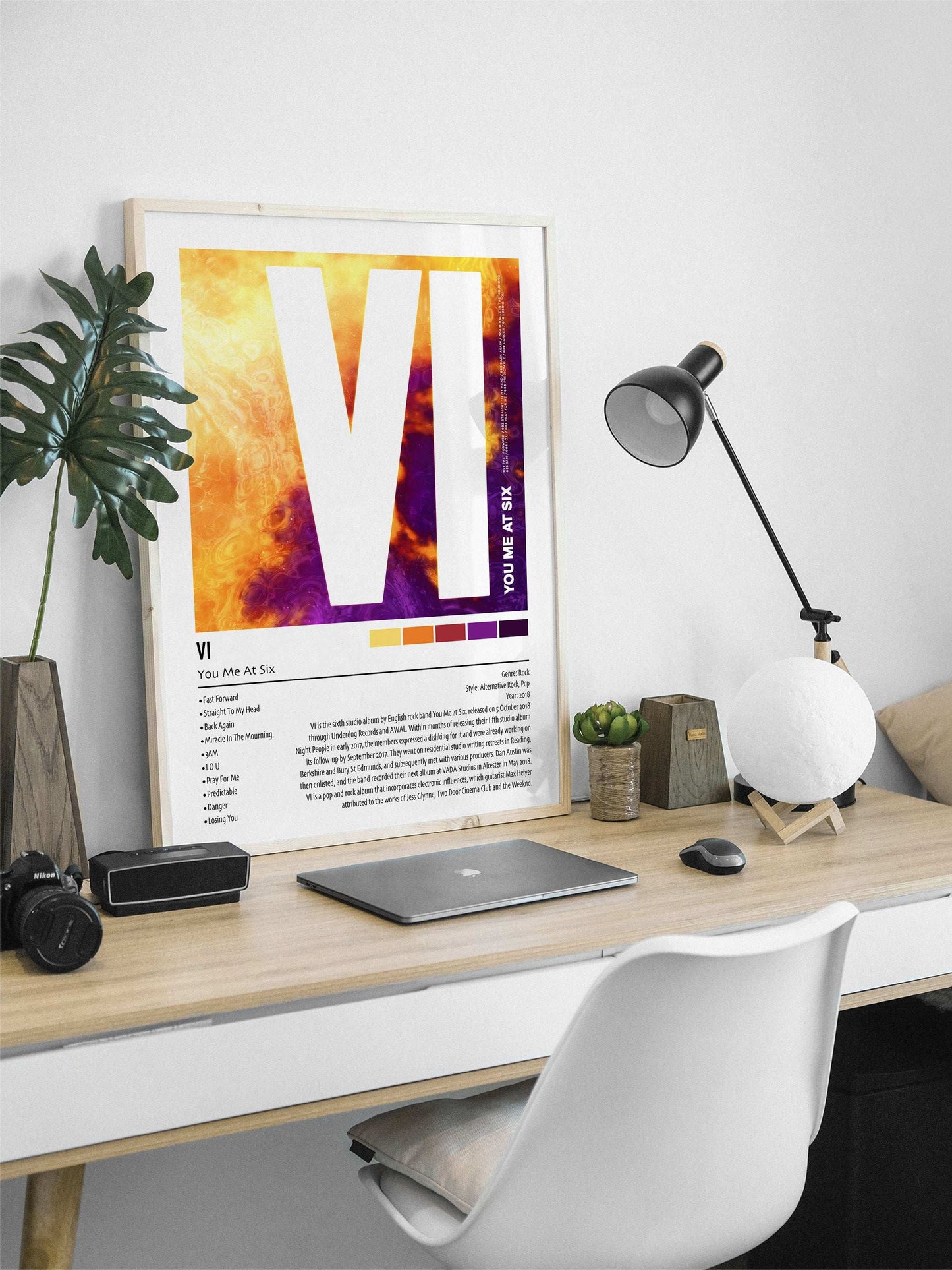 You Me At Six | VI | Custom Album Cover Poster Print