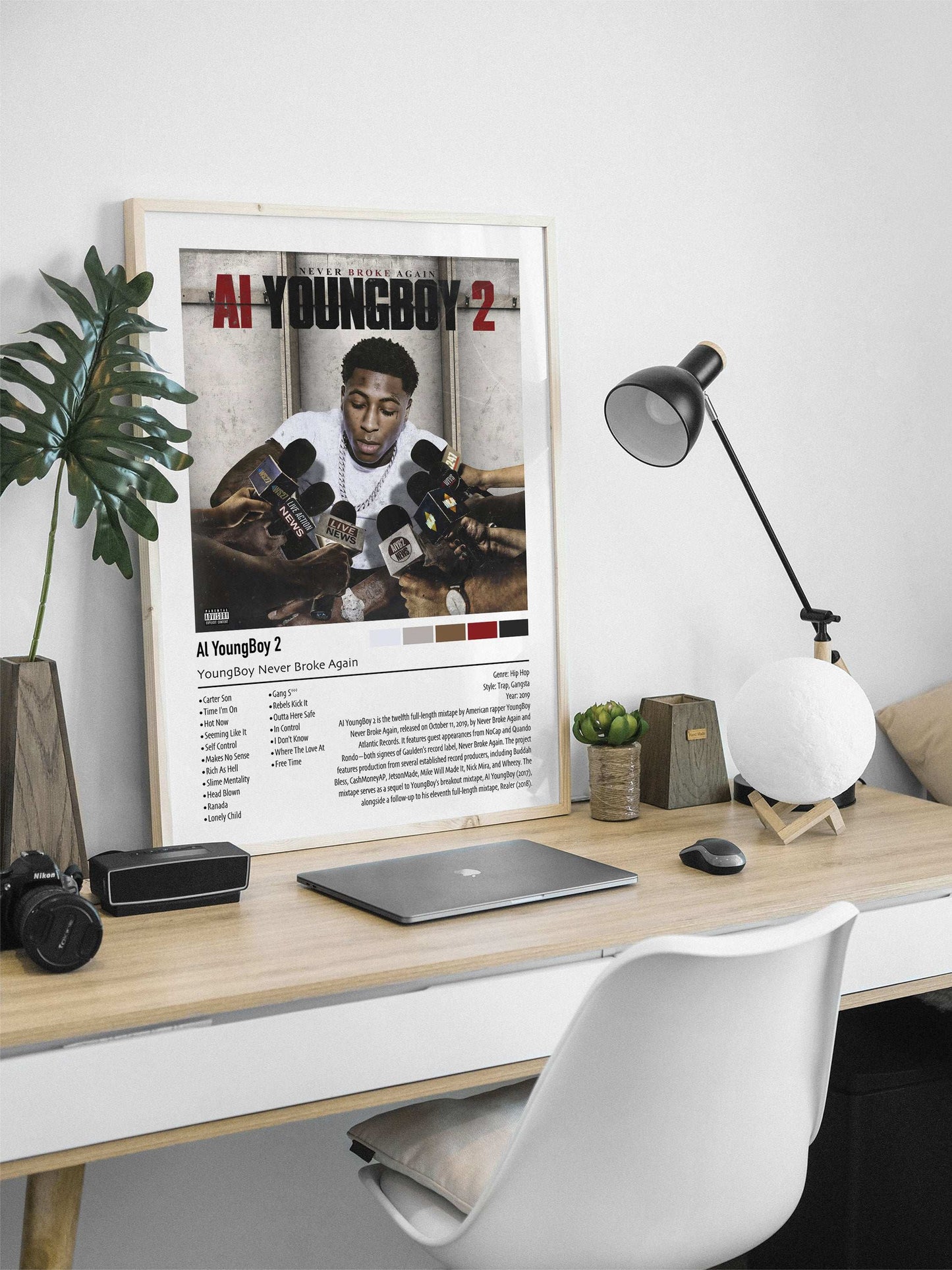 YoungBoy Never Broke Again | Al YoungBoy 2 | Custom Album Cover Poster Print