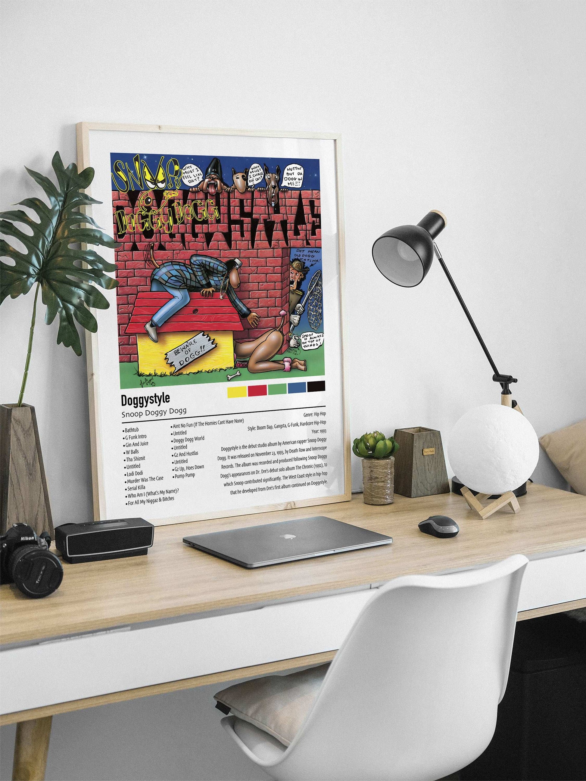 Snoop Doggy Dogg | Doggystyle | Custom Album Cover Poster Print