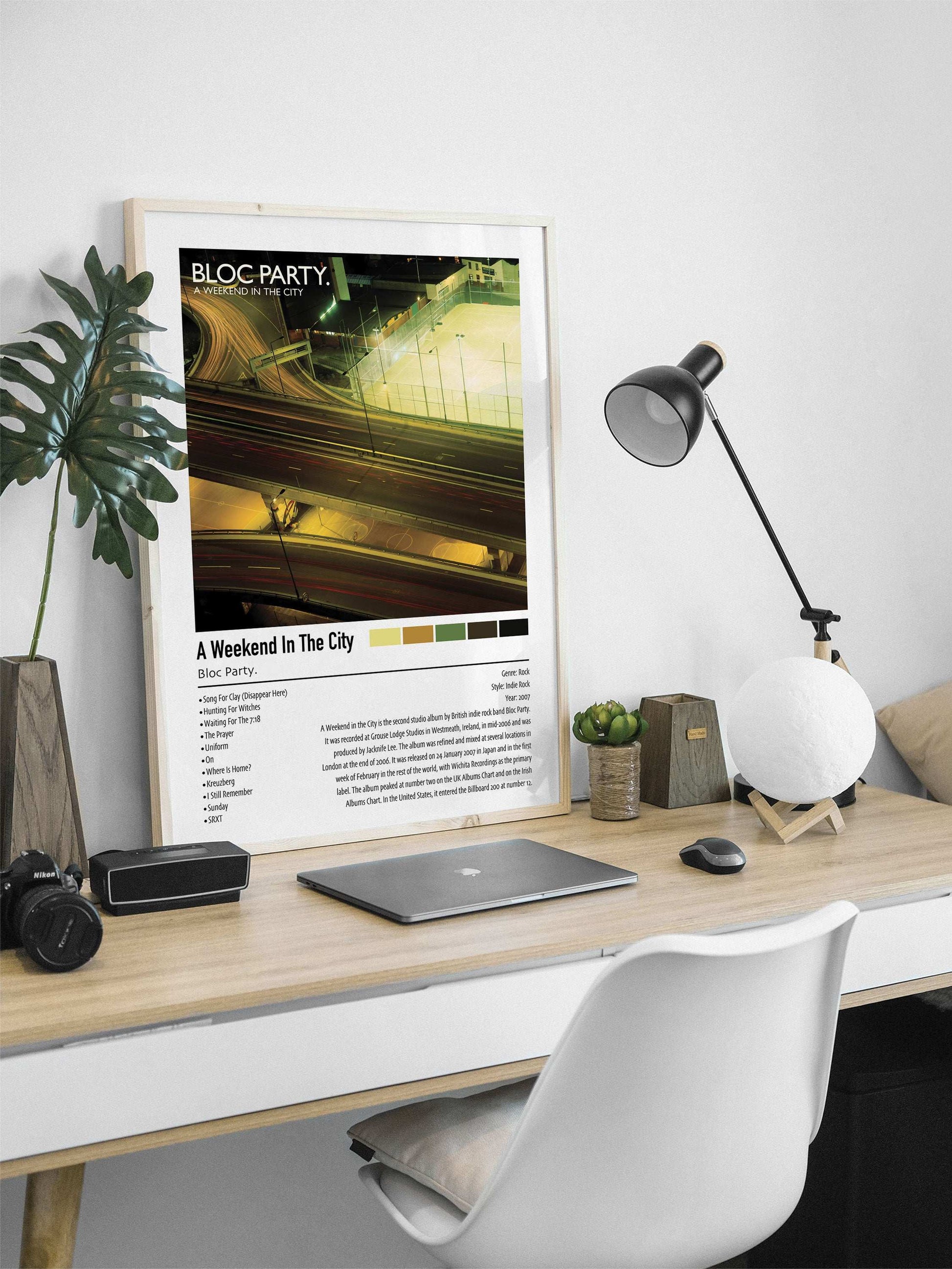 Bloc Party. | A Weekend In The City | Custom Album Cover Poster Print