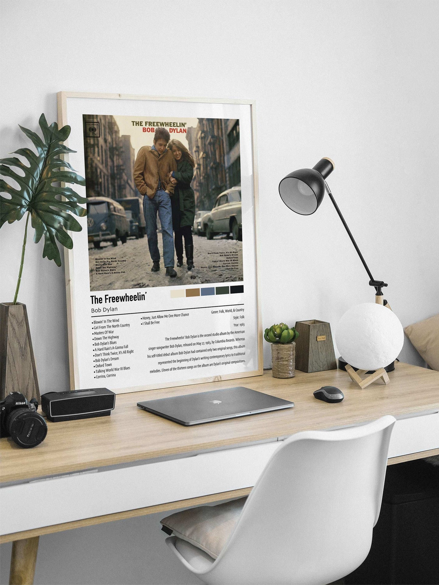 Bob Dylan | The Freewheelin' | Custom Album Cover Poster Print