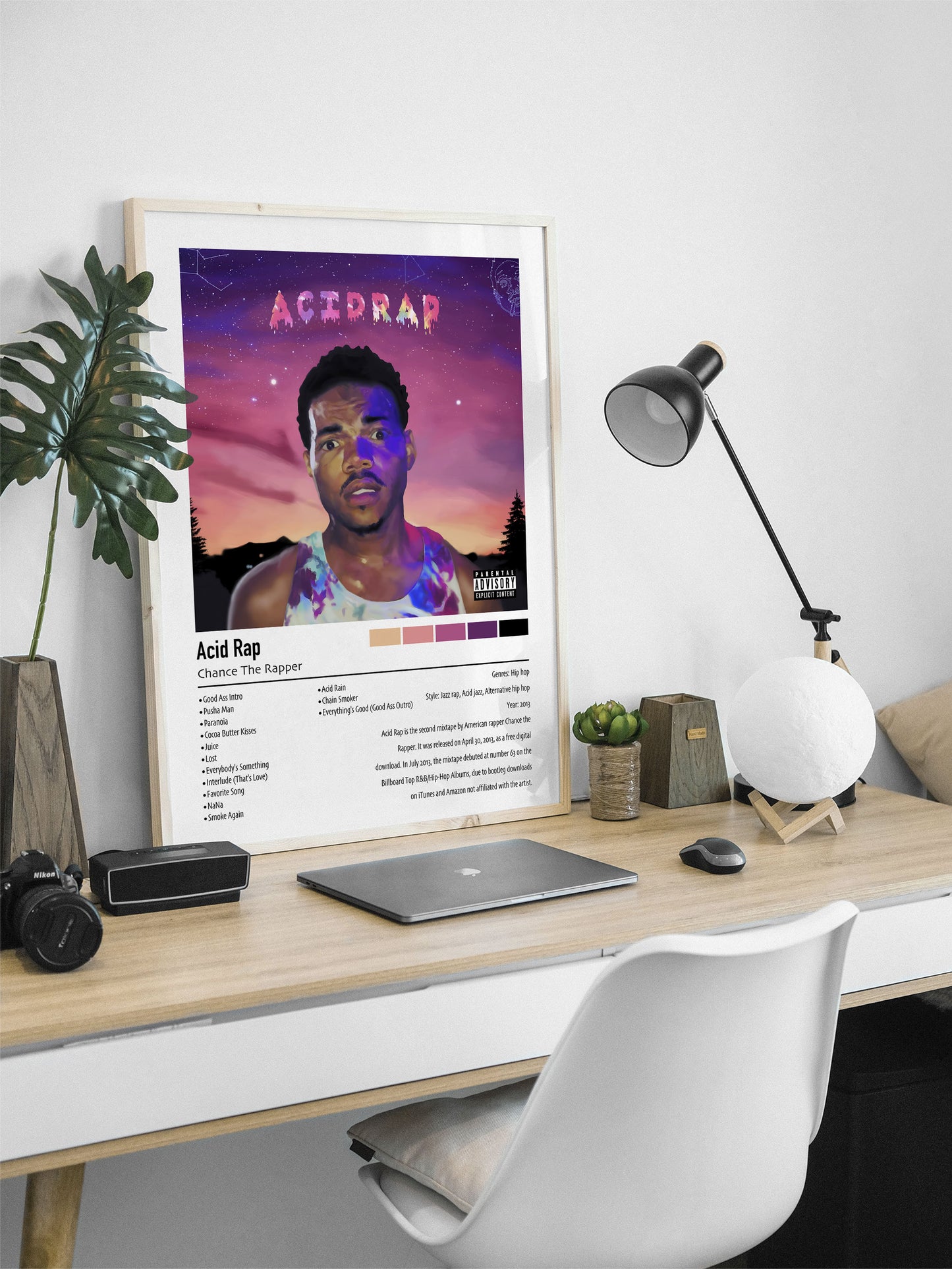Chance The Rapper | Acid Rap | Custom Album Cover Poster Print