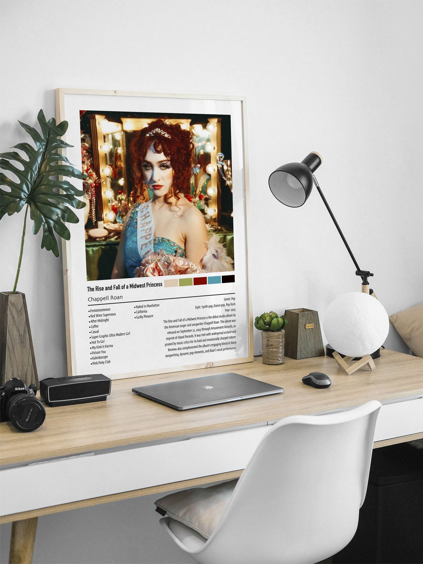 Chappell Roan | The Rise and Fall of a Midwest Princess | Custom Album Cover Poster Print