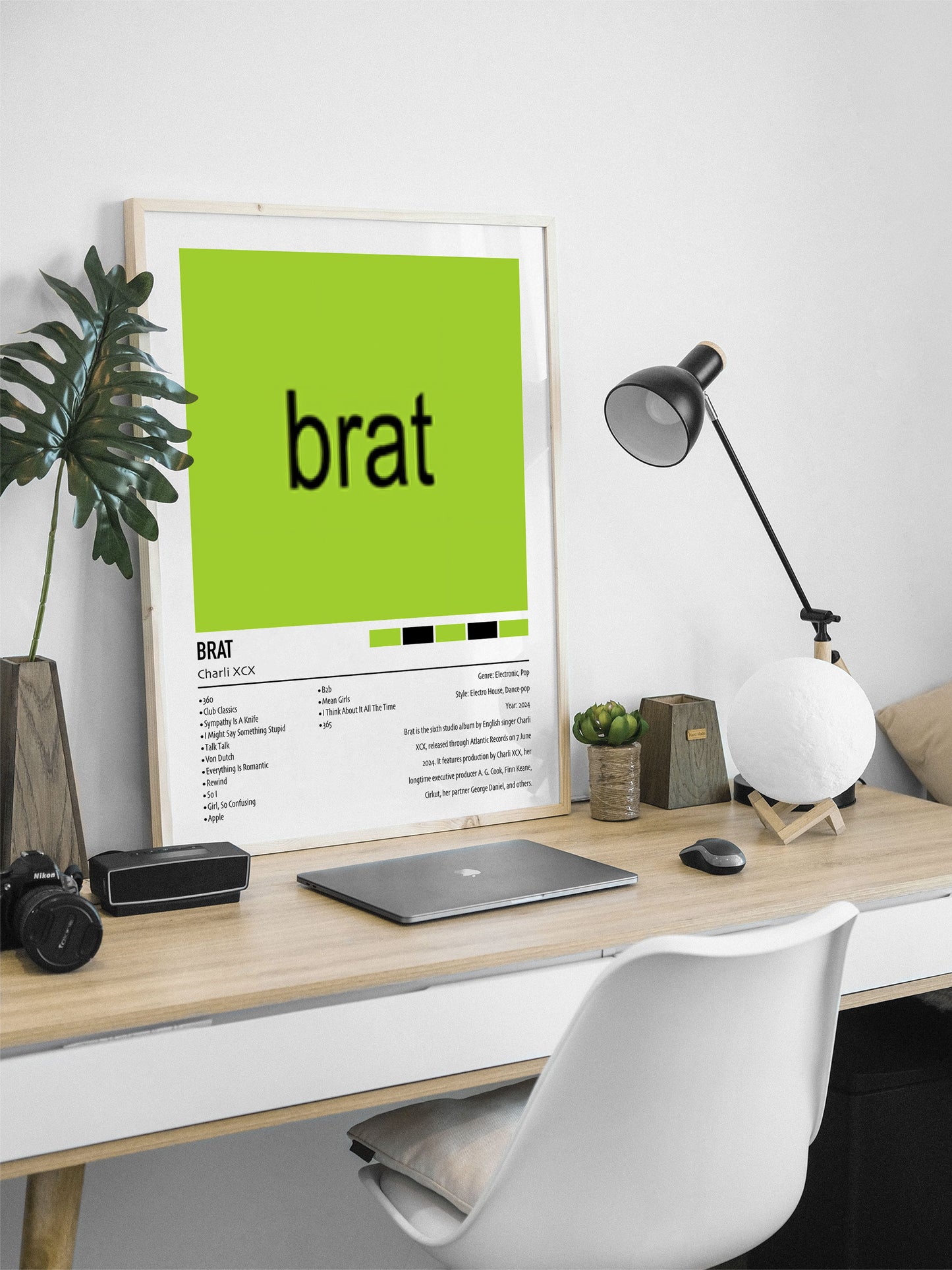 Charli XCX | Brat | Custom Album Cover Poster Print