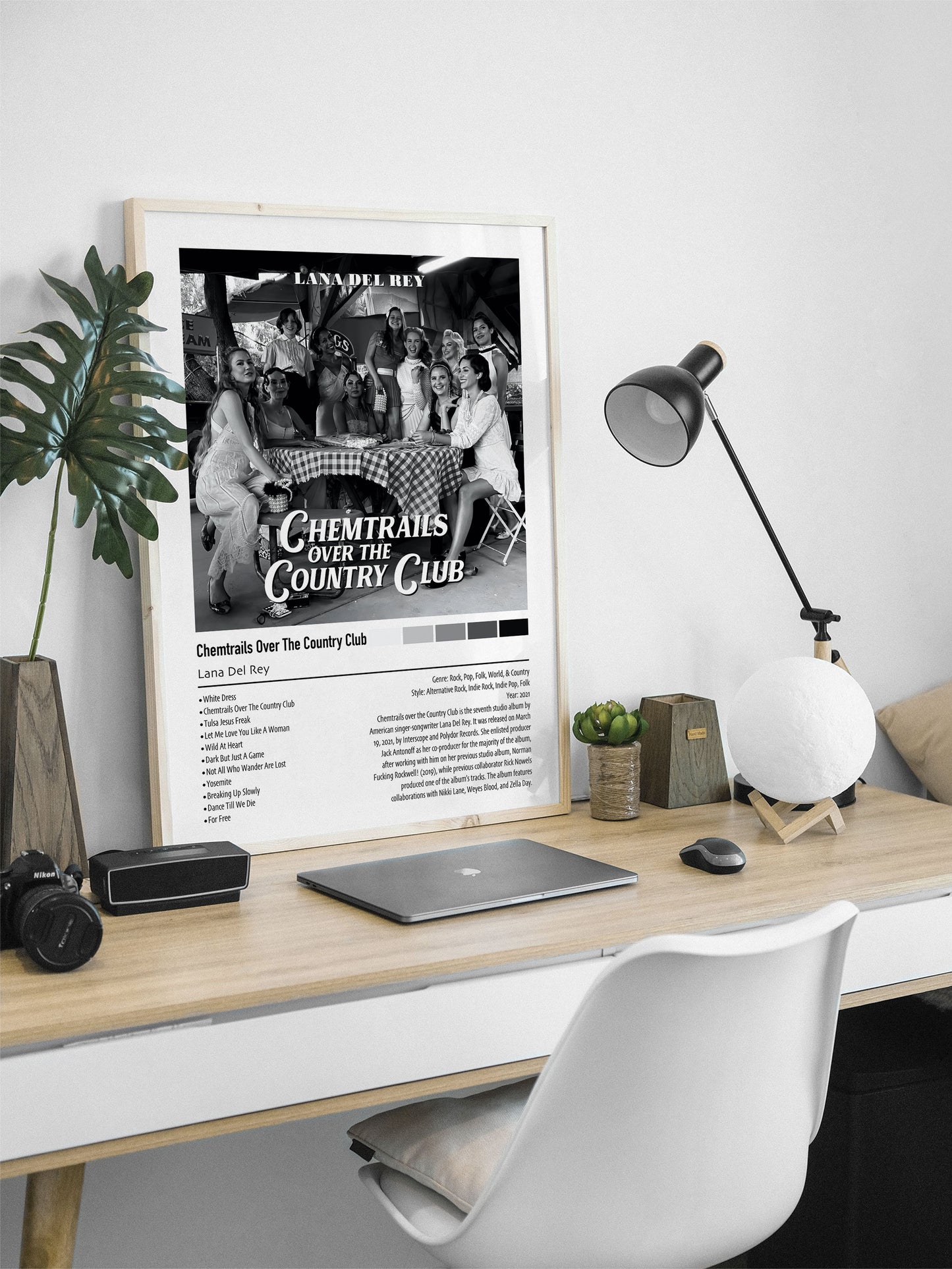 Lana Del Rey | Chemtrails Over The Country Club | Custom Album Cover Poster Print