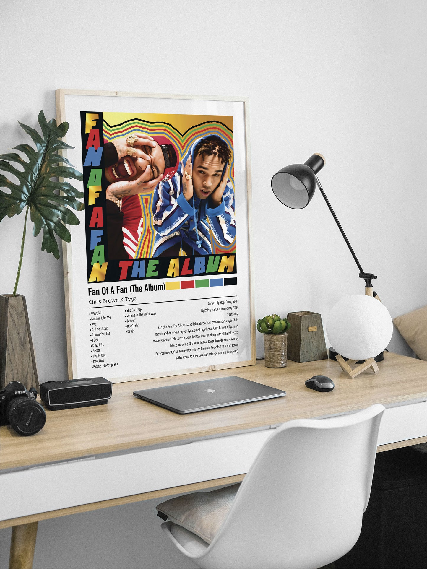 Chris Brown X Tyga | Fan Of A Fan (The Album) | Custom Album Cover Poster Print