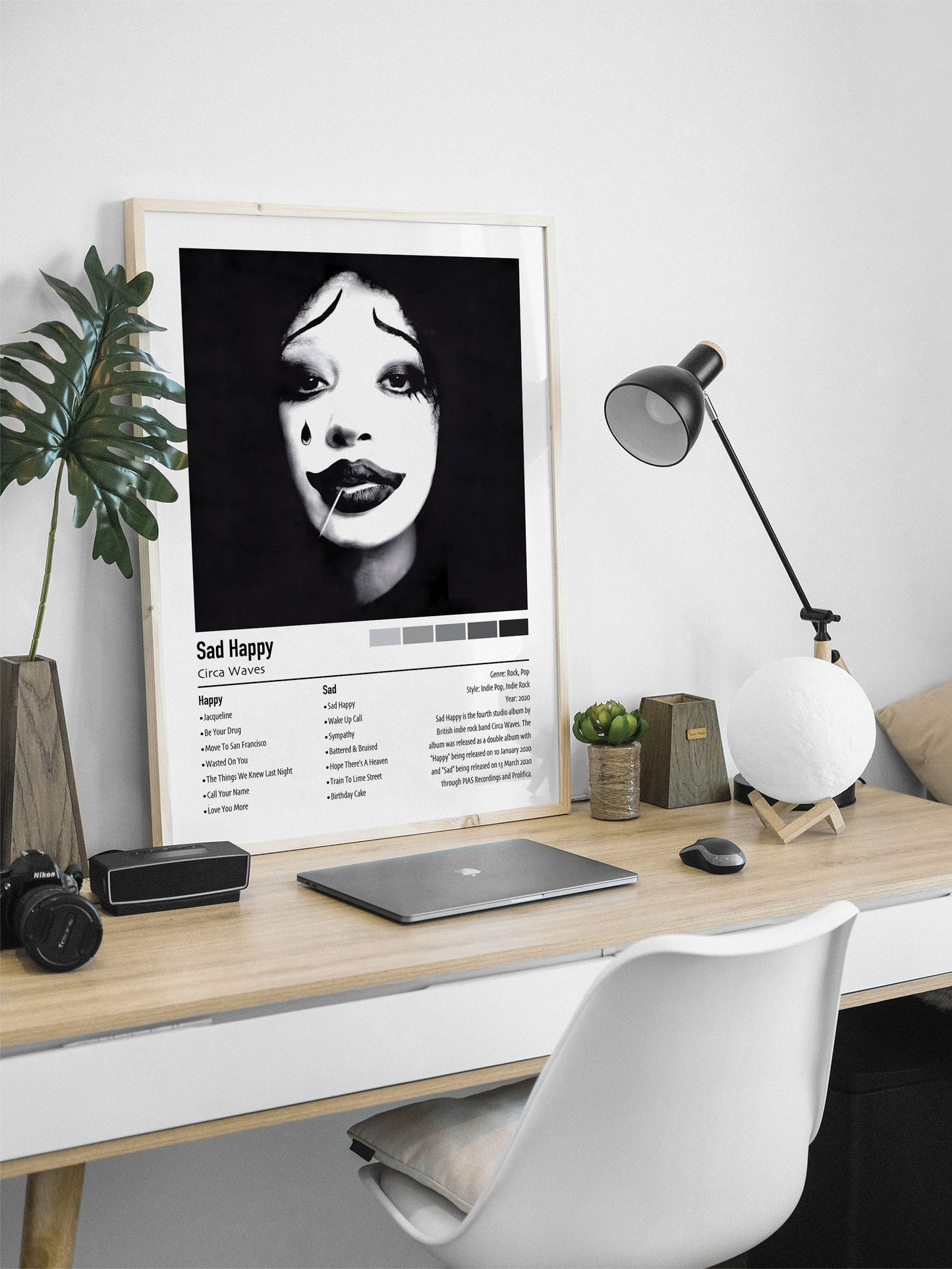 Circa Waves | Sad Happy | Custom Album Cover Poster Print