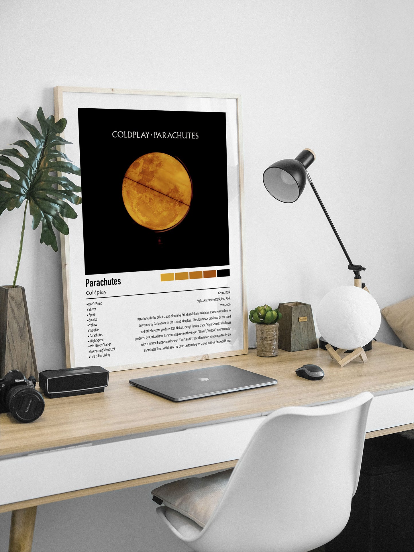 Coldplay | Parachutes | Custom Album Cover Poster Print