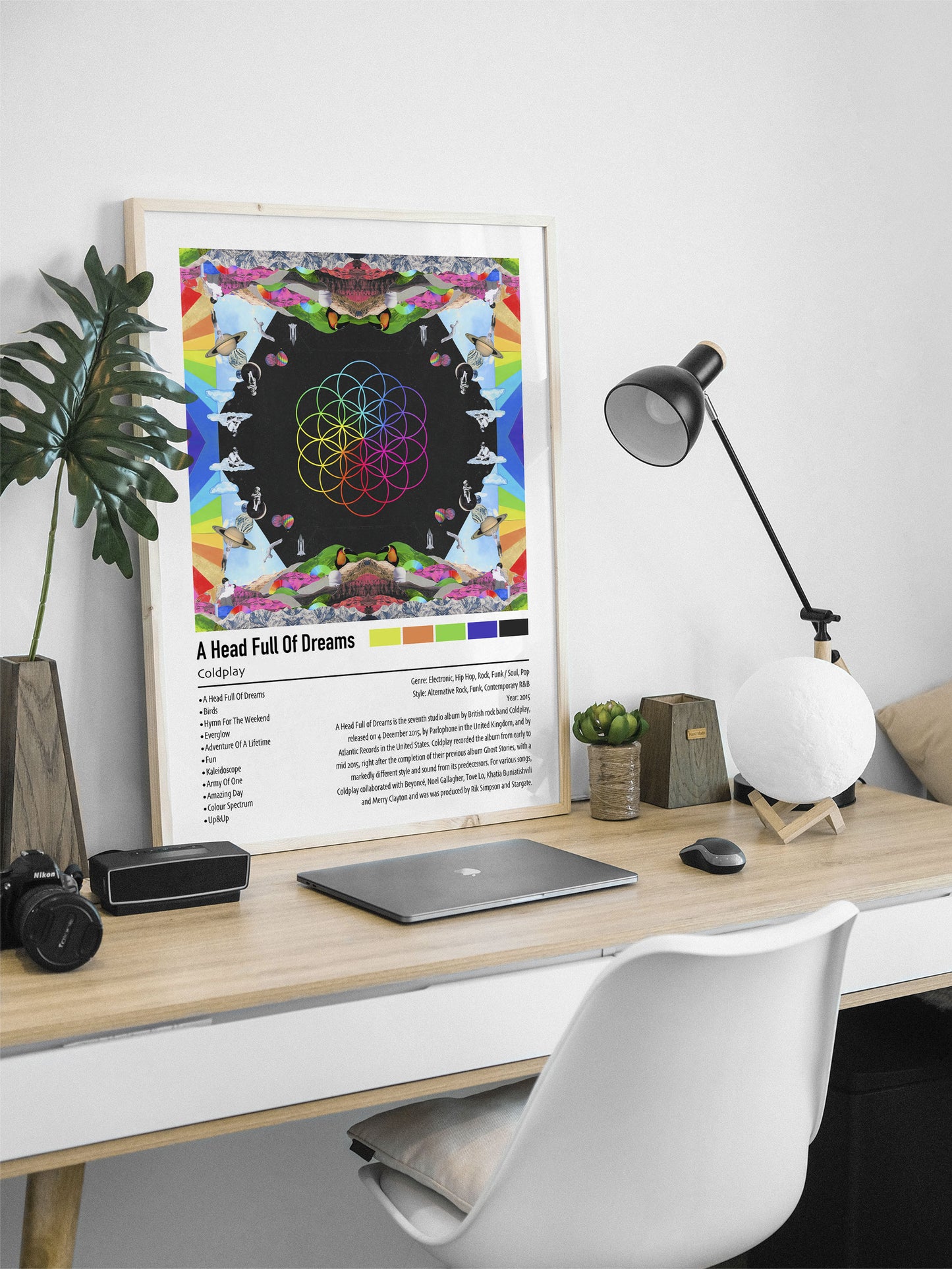 Coldplay | A Head Full Of Dreams | Custom Album Cover Poster Print