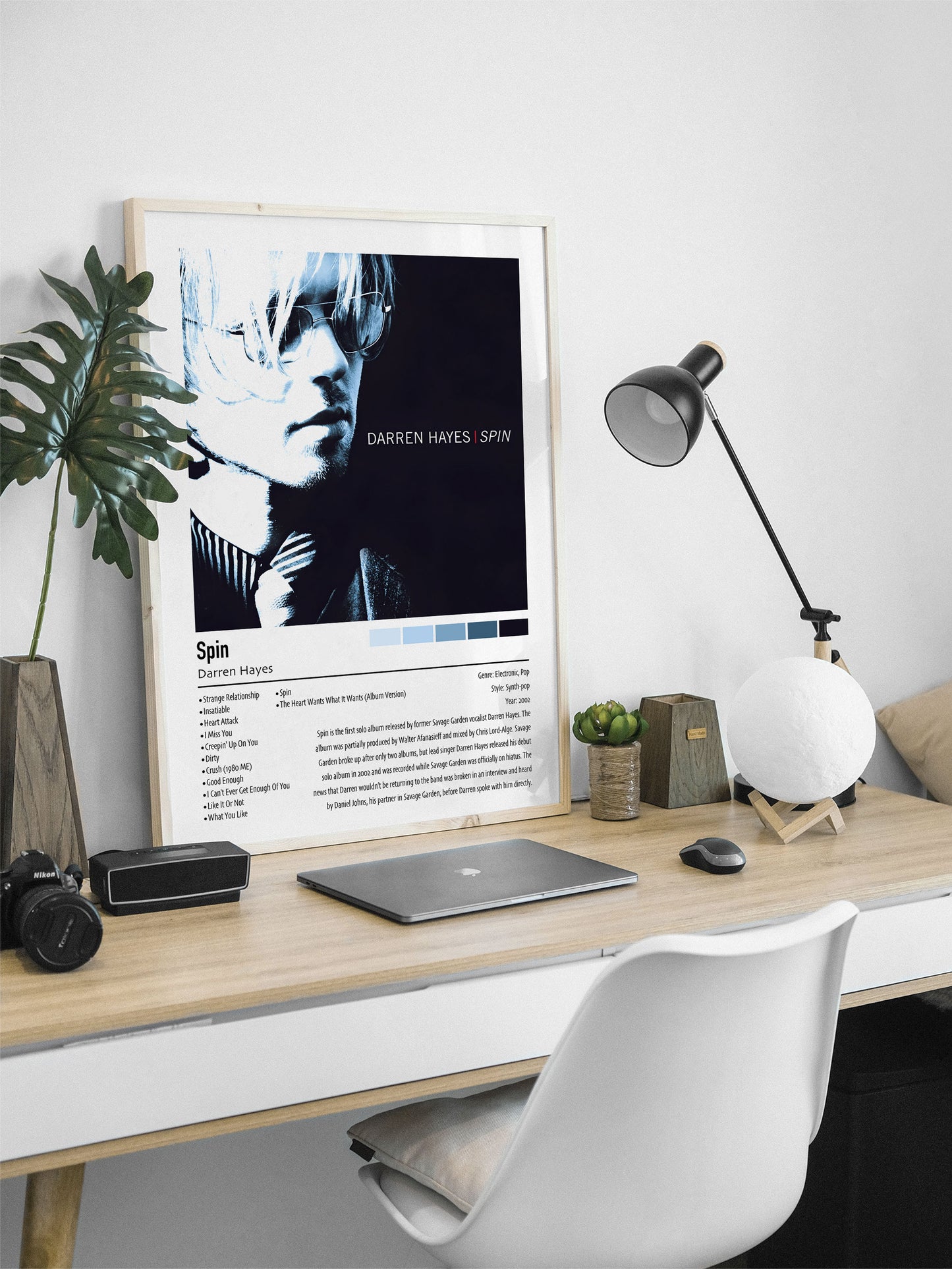 Darren Hayes | Spin | Custom Album Cover Poster Print