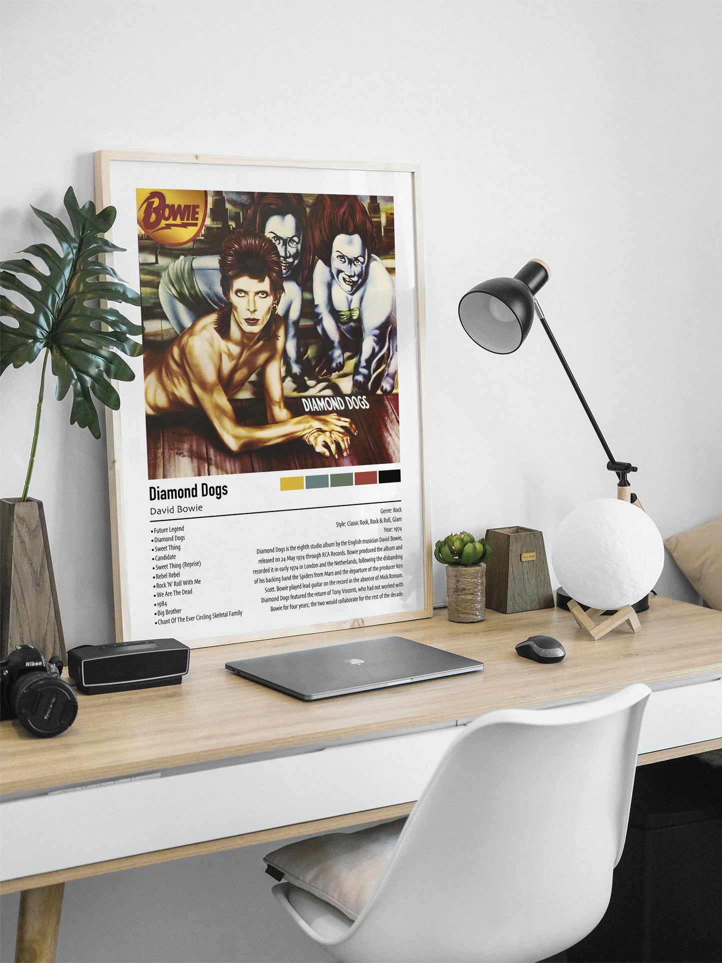 David Bowie | Diamond Dogs | Custom Album Cover Poster Print