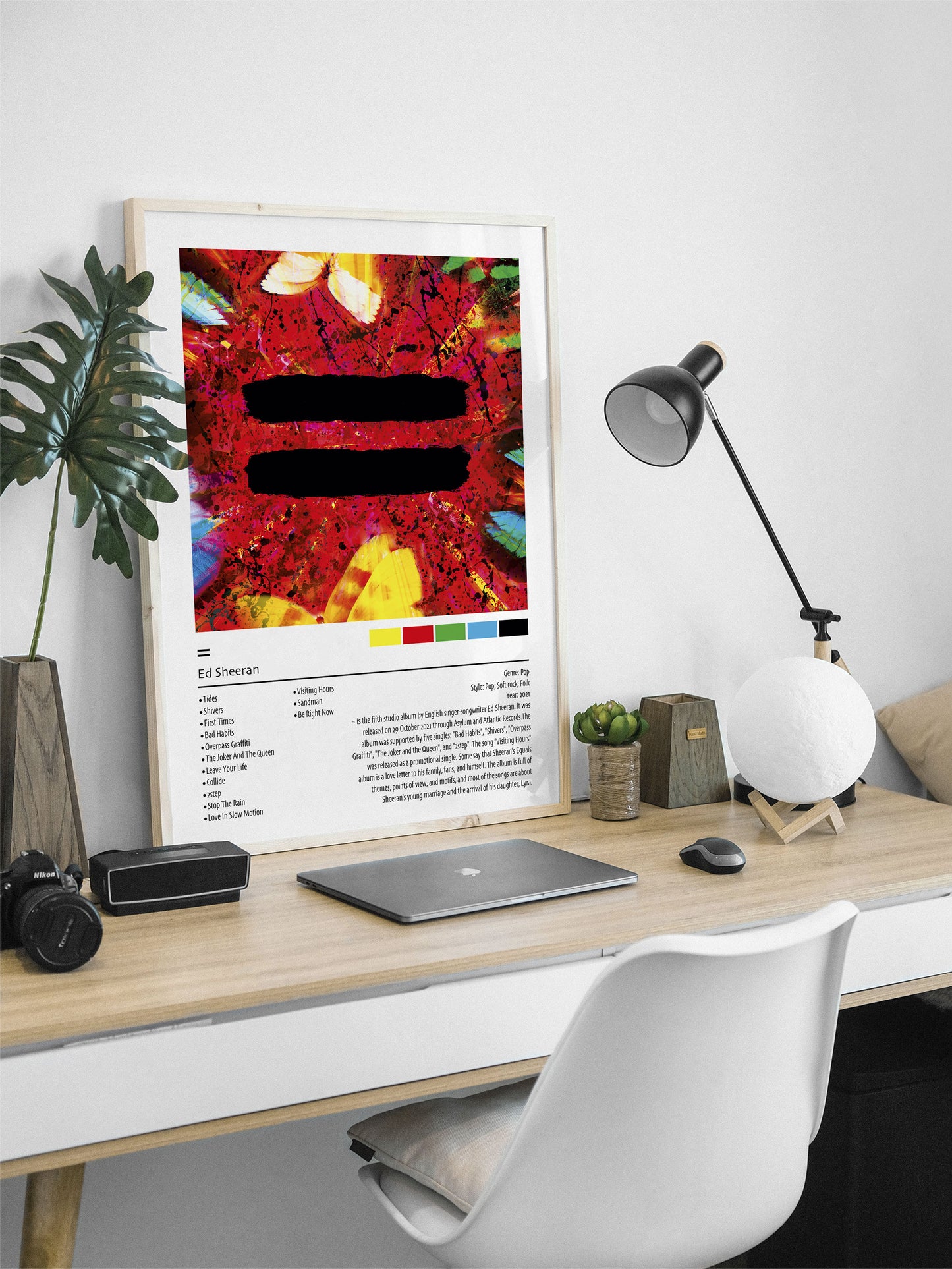 Ed Sheeran | Equals | Custom Album Cover Poster Print