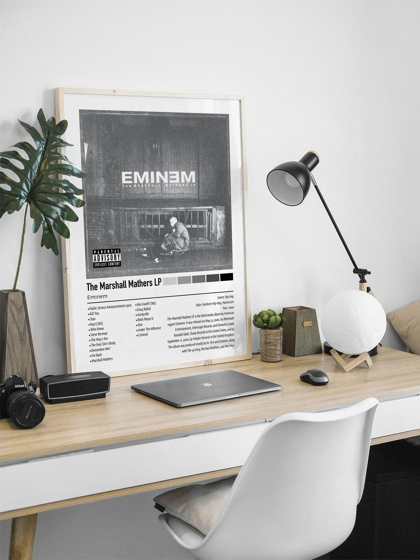 Eminem | The Marshall Mathers LP | Custom Album Cover Poster Print
