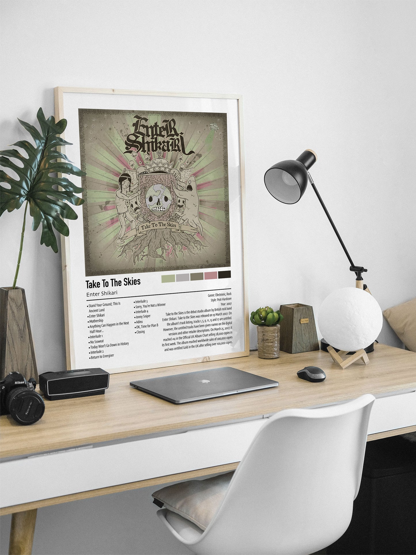 Enter Shikari | Take To The Skies | Custom Album Cover Poster Print