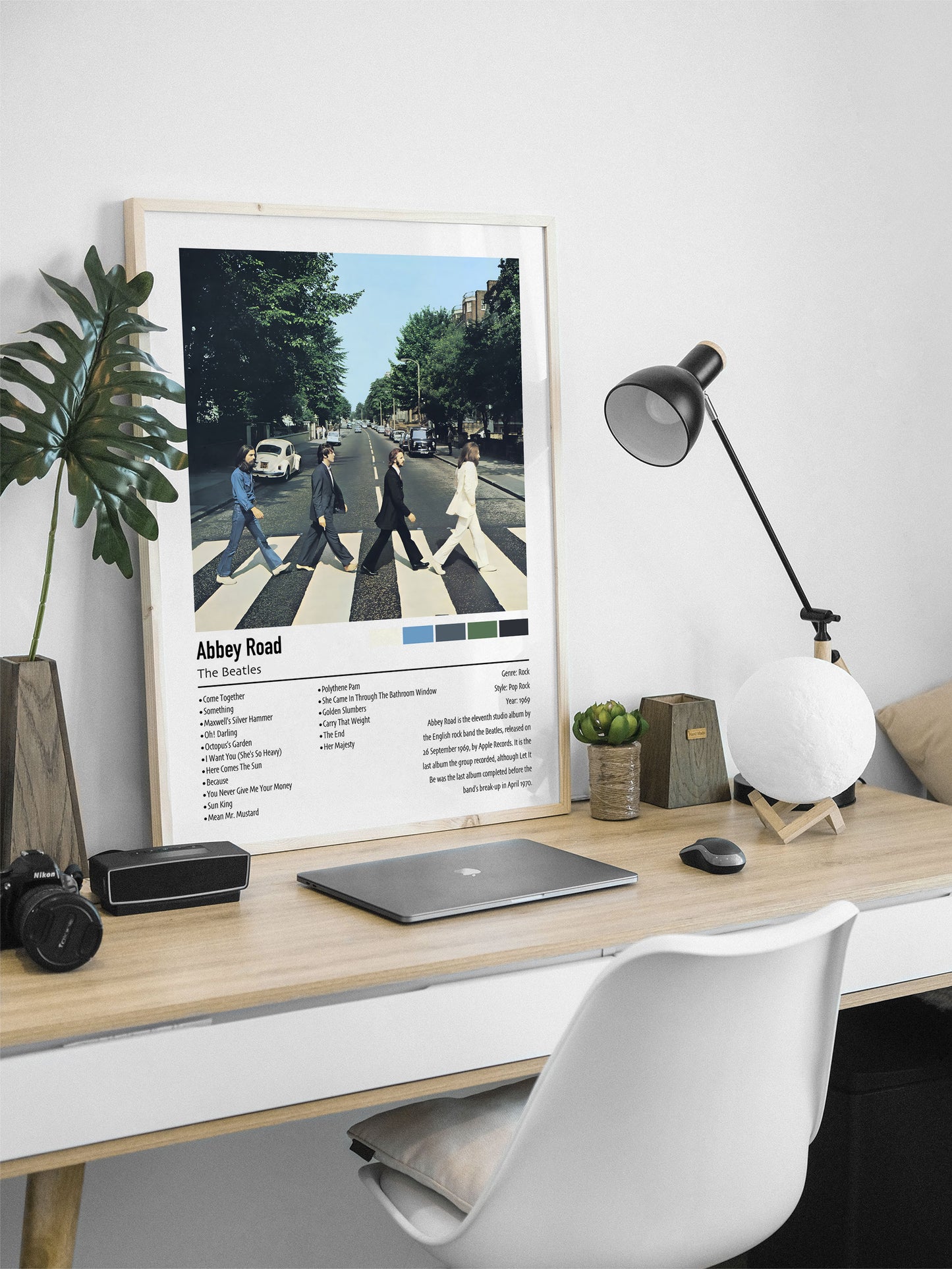 The Beatles | Abbey Road | Custom Album Cover Poster Print