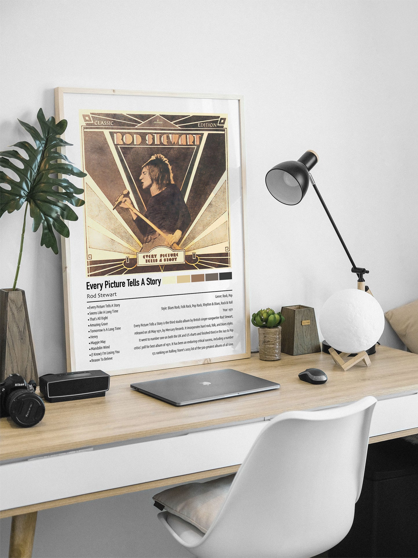 Rod Stewart | Every Picture Tells A Story | Custom Album Cover Poster Print