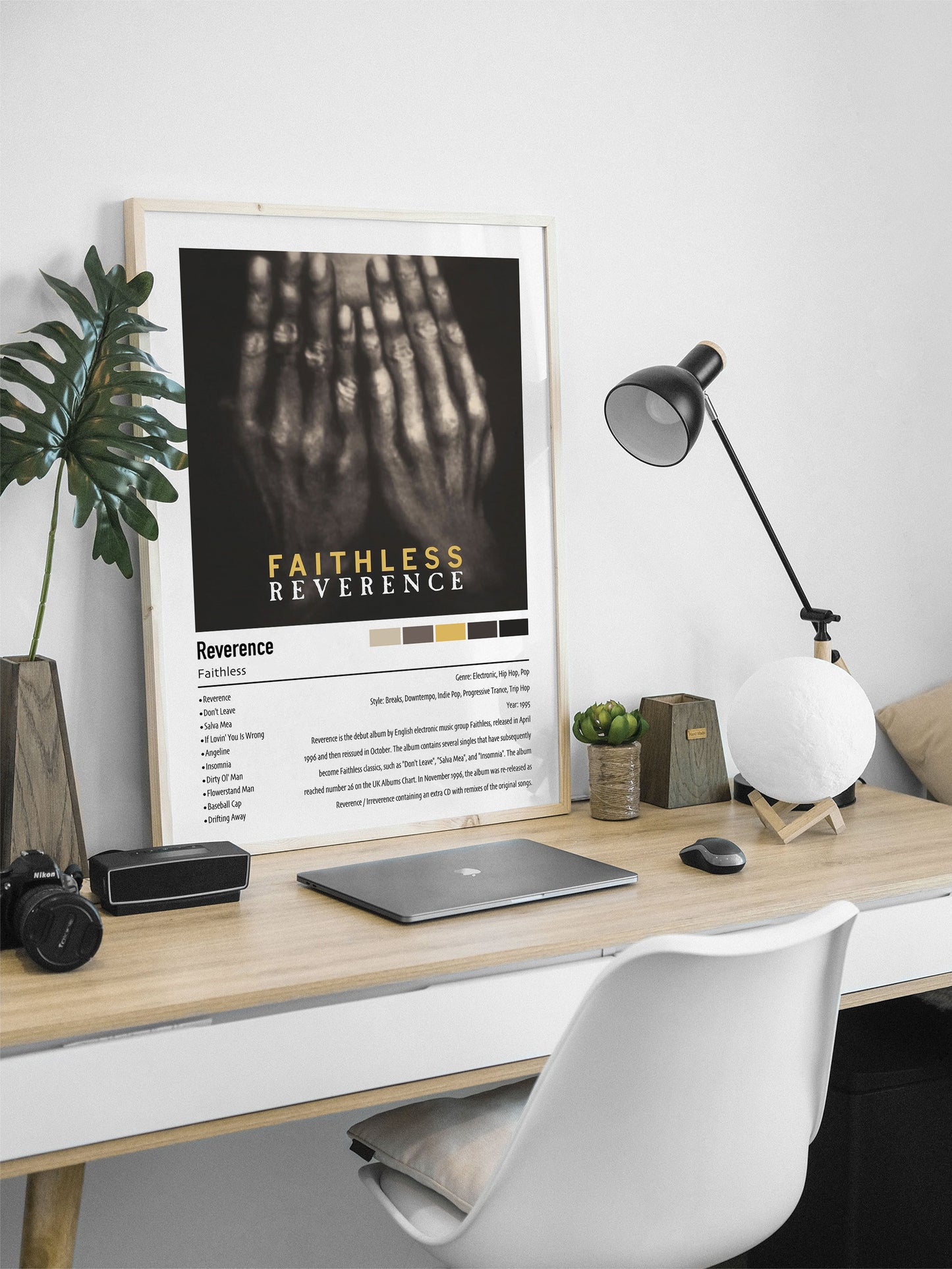 Faithless |  Reverence | Custom Album Cover Poster Print