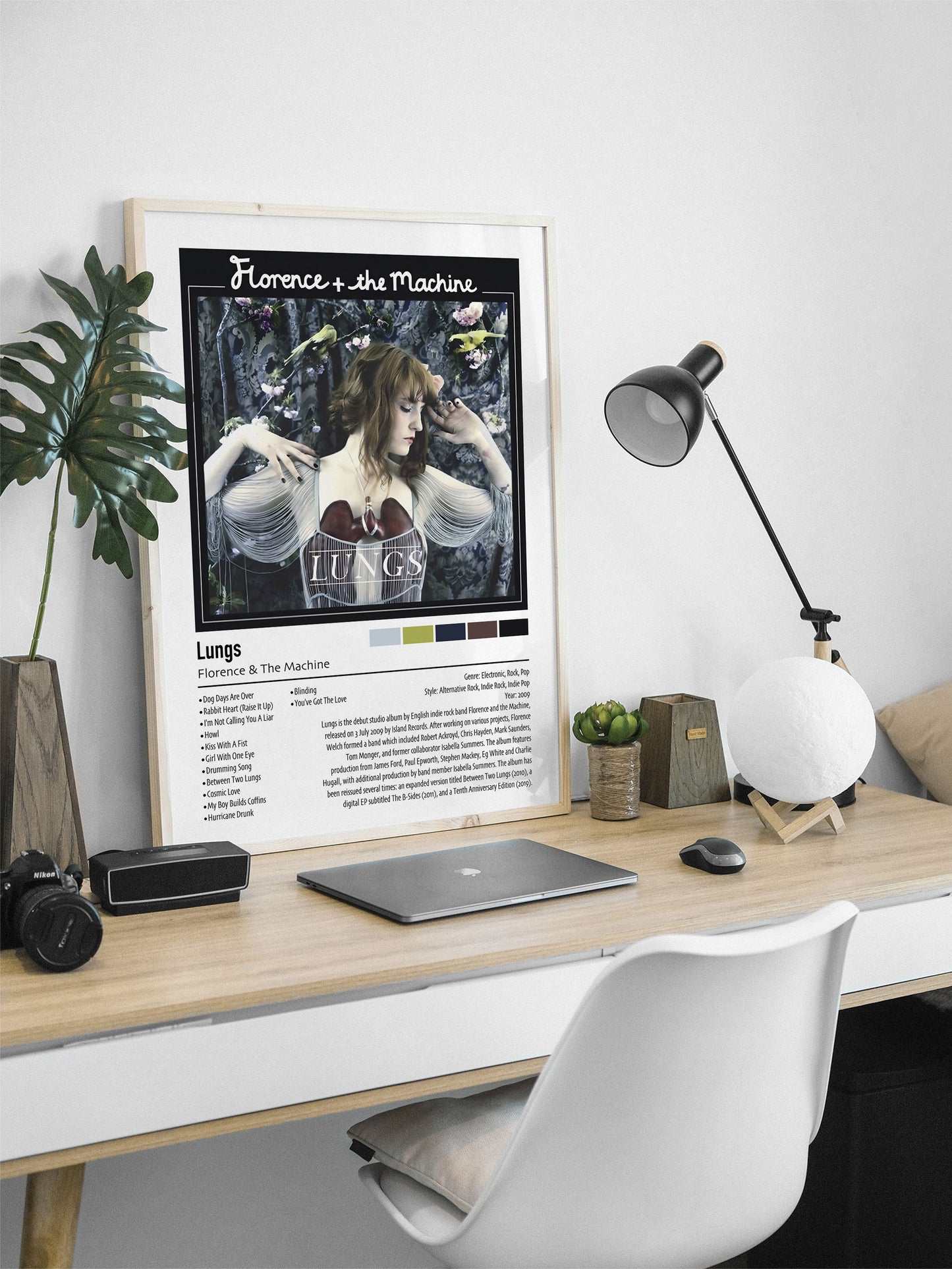 Florence & The Machine | Lungs | Custom Album Cover Poster Print