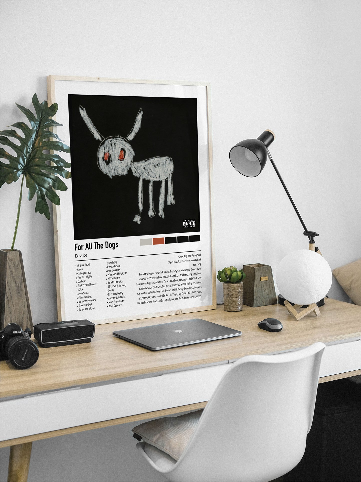 Drake | For All The Dogs | Custom Album Cover Poster Print