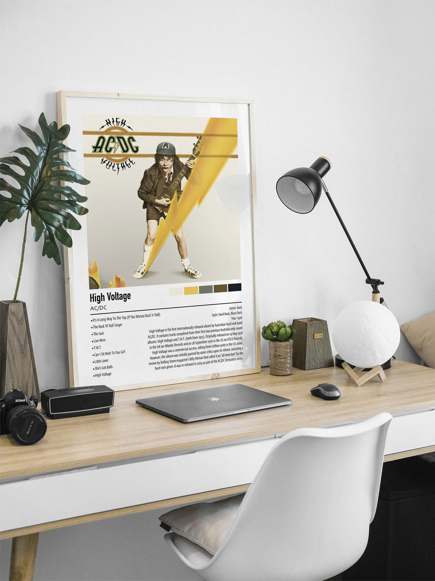 AC/DC | High Voltage | Custom Album Cover Poster Print