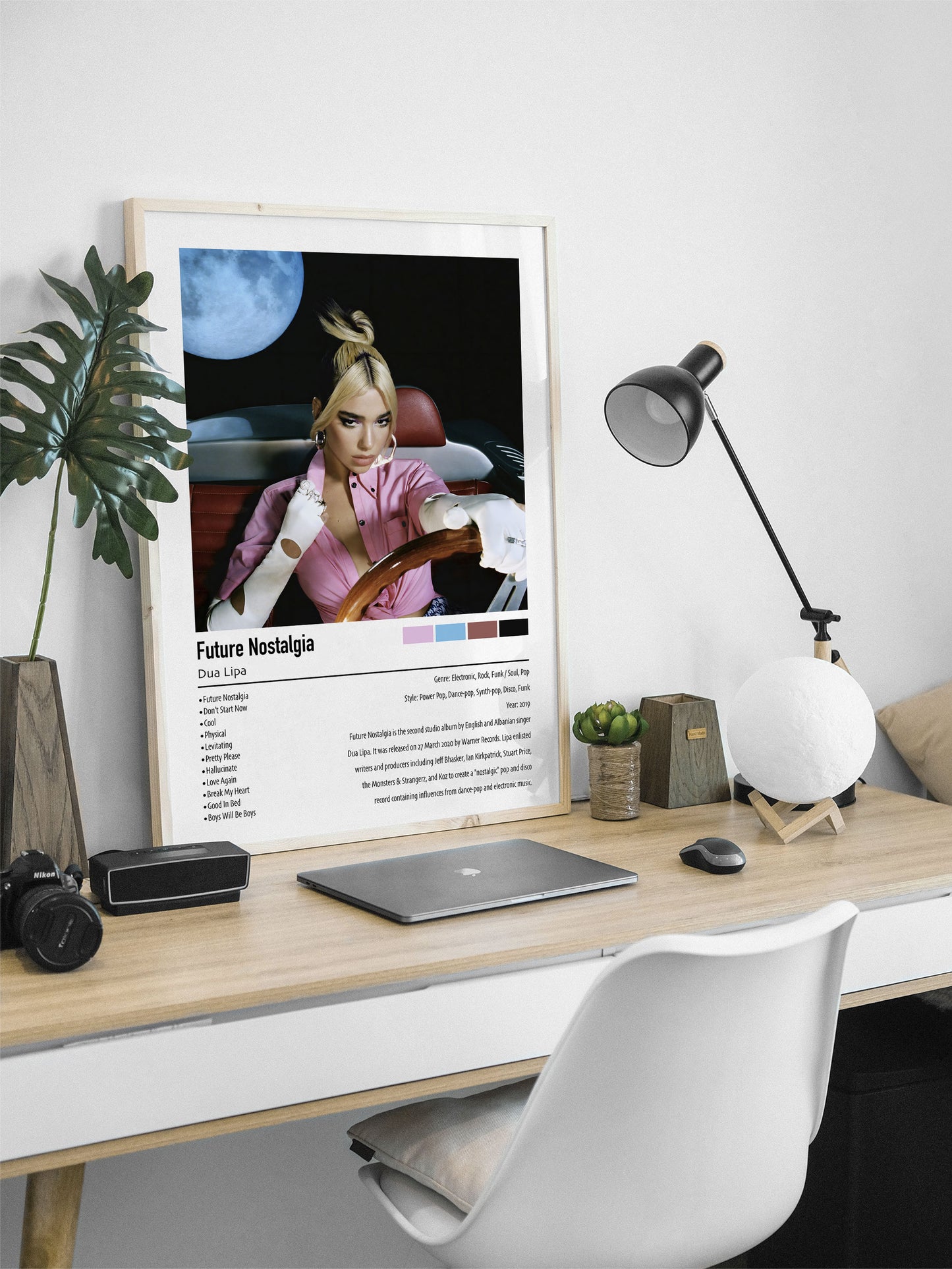 Due Lipa | Future Nostalgia | Custom Album Cover Poster Print