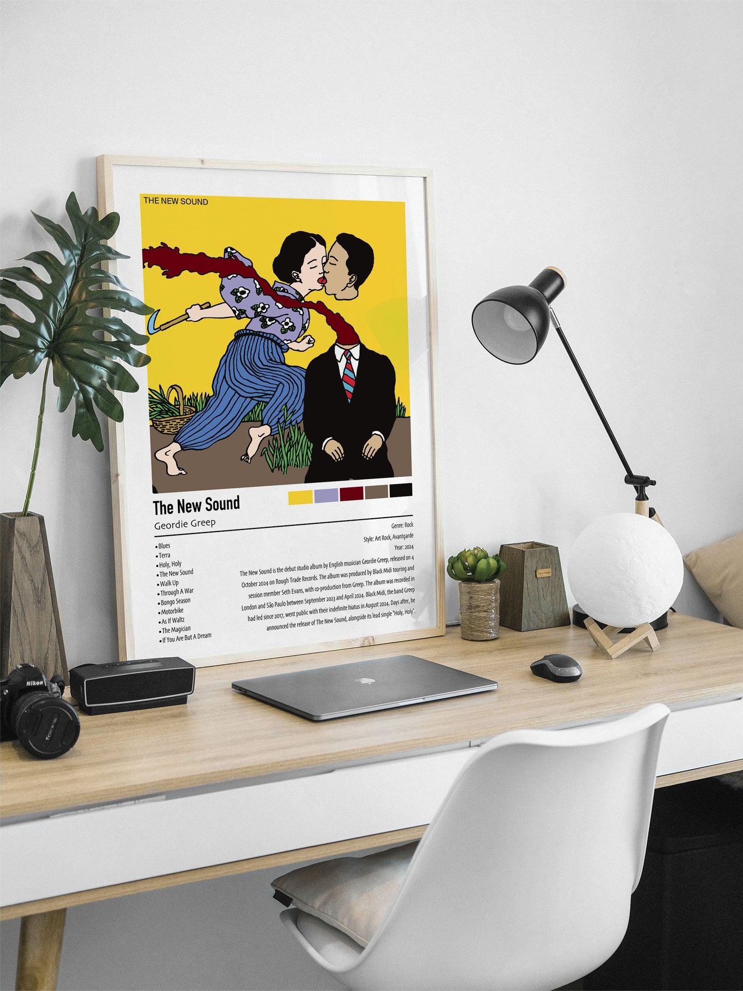 Geordie Greep |The New Sound | Custom Album Cover Poster Print