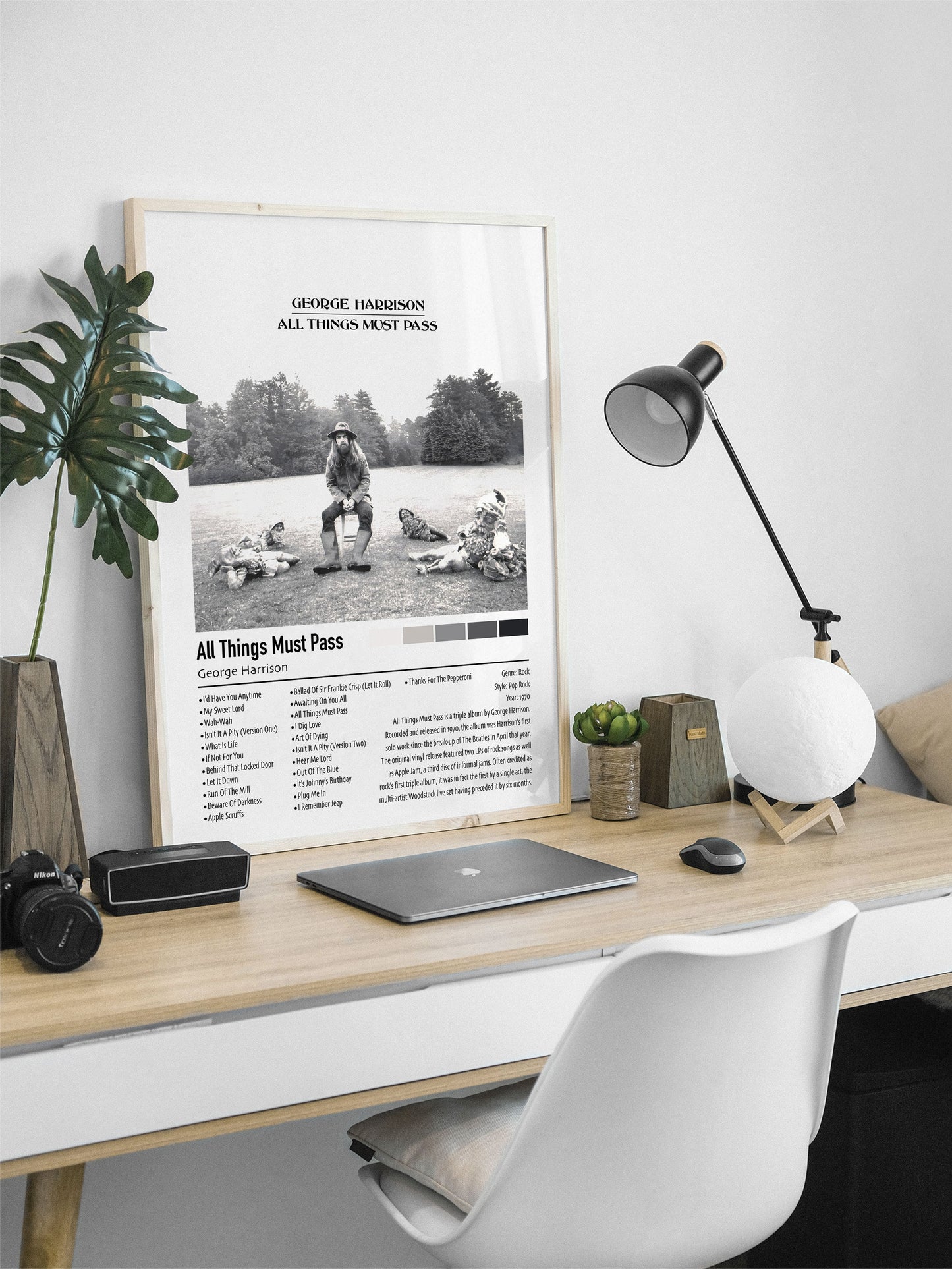 George Harrison | All Things Must Pass | Custom Album Cover Poster Print